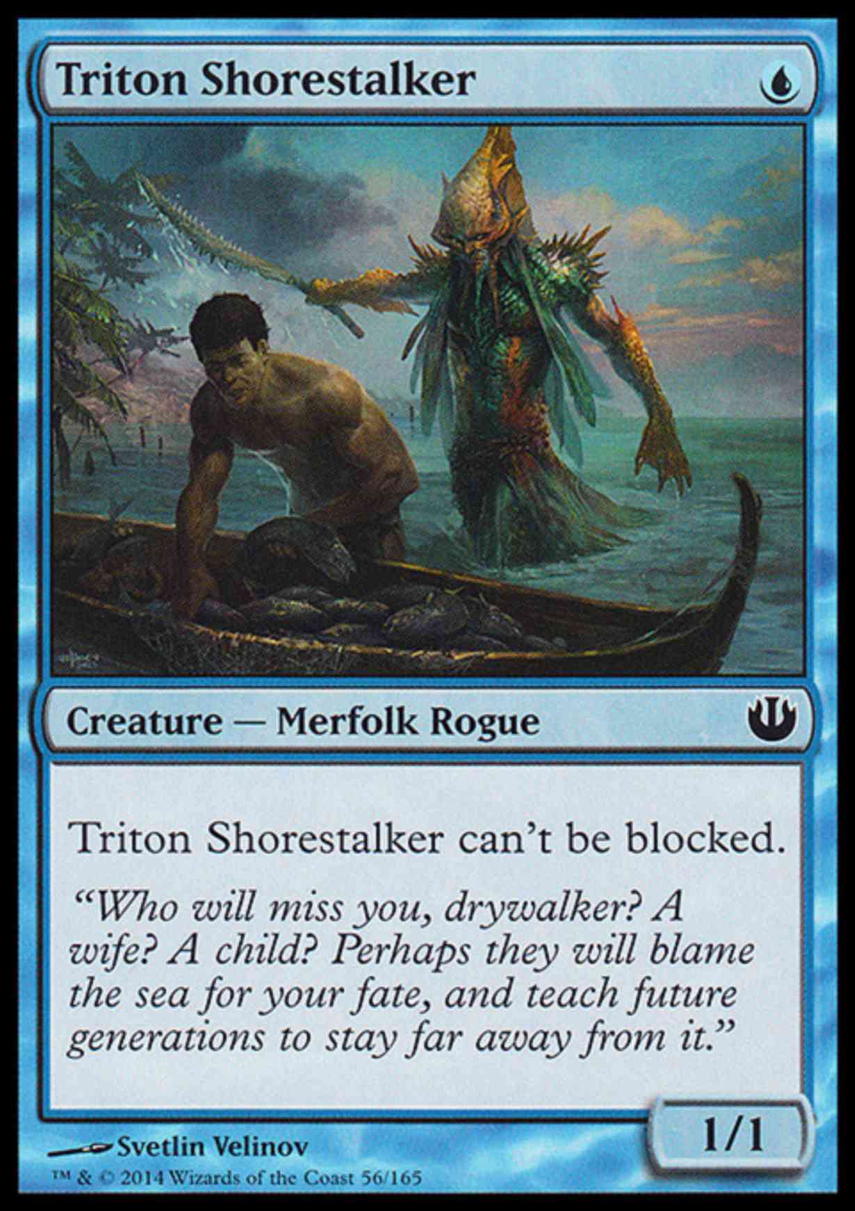 Triton Shorestalker magic card front