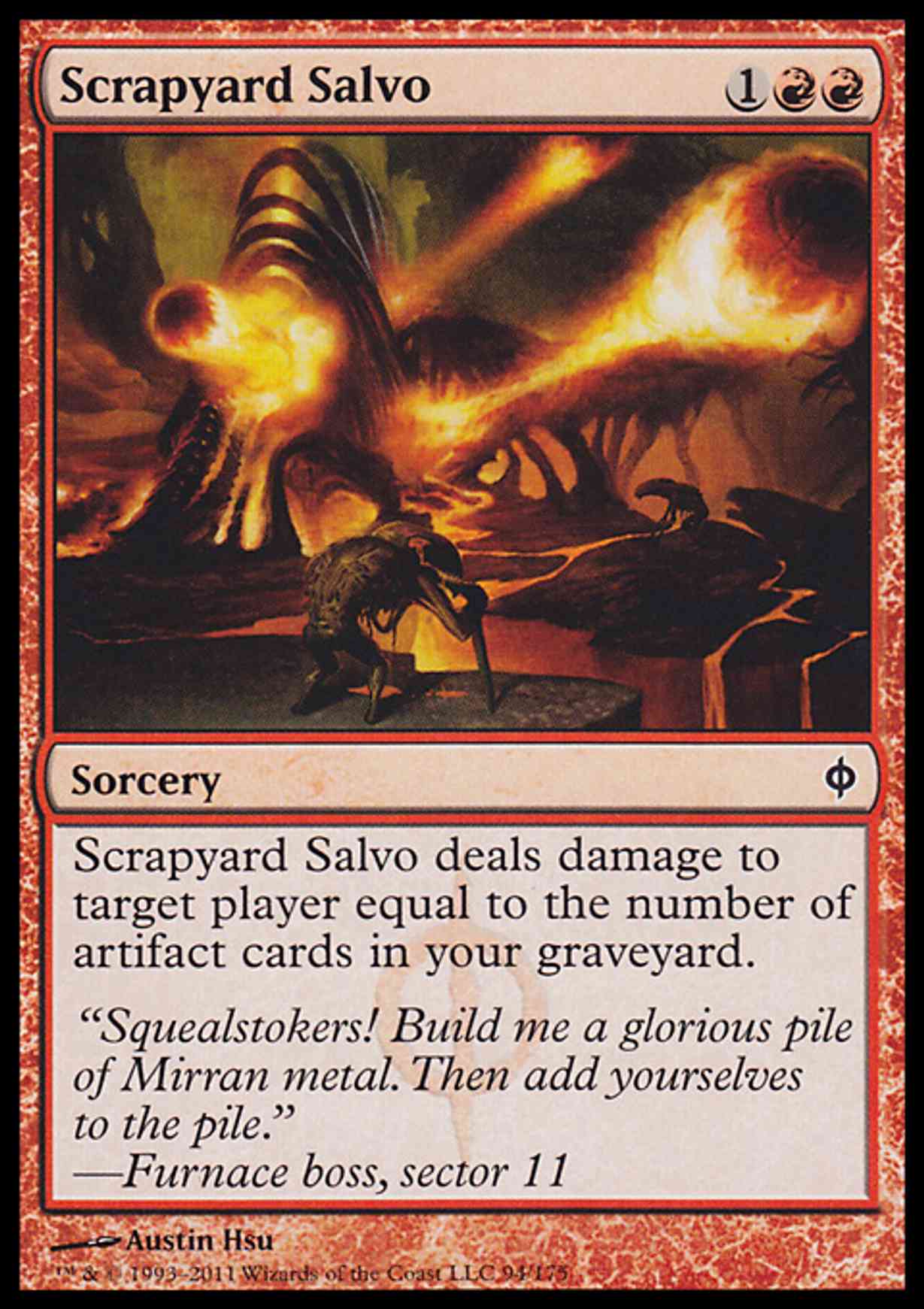 Scrapyard Salvo magic card front