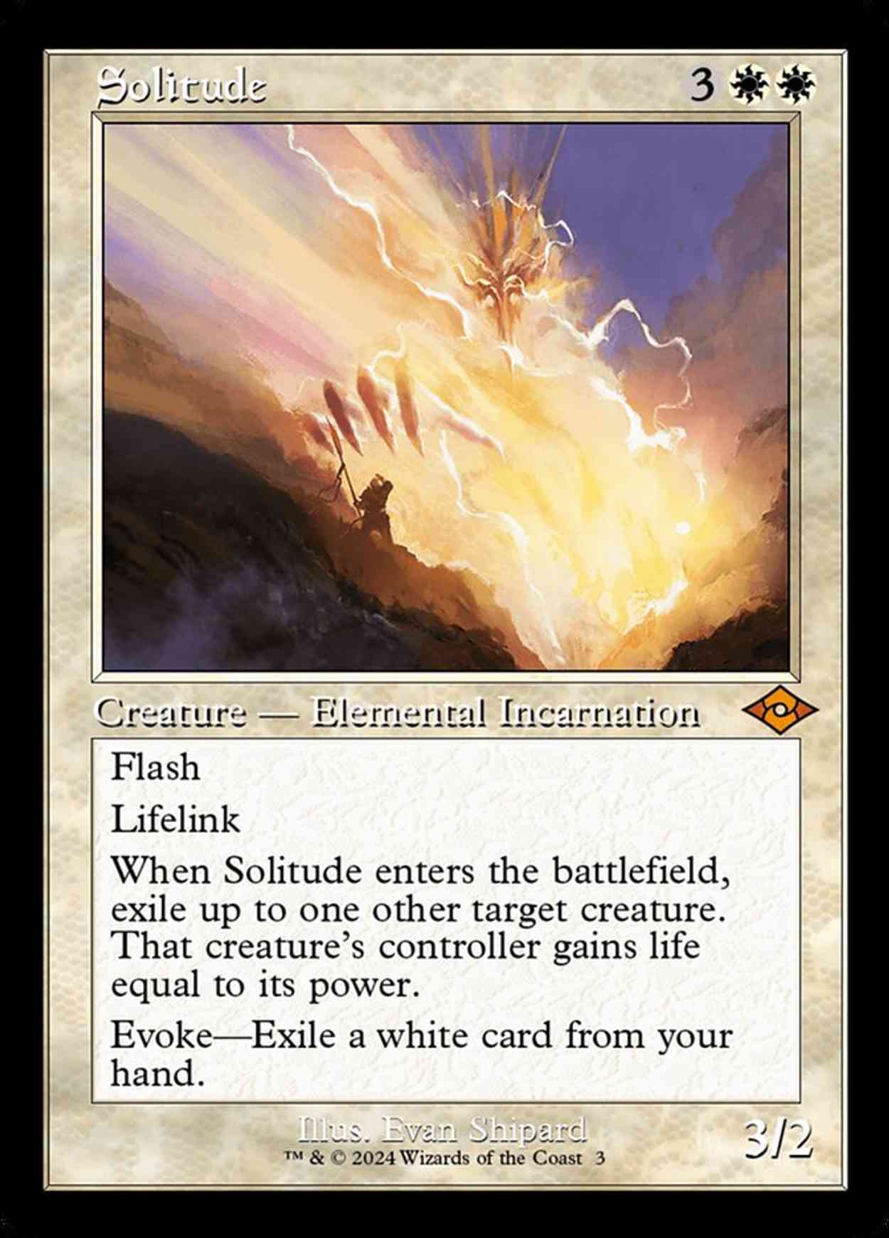 Solitude (Retro Frame) magic card front