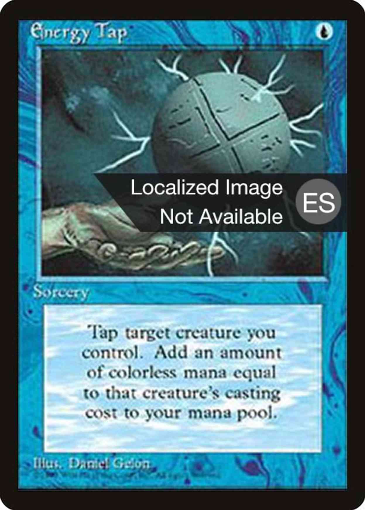 Energy Tap magic card front