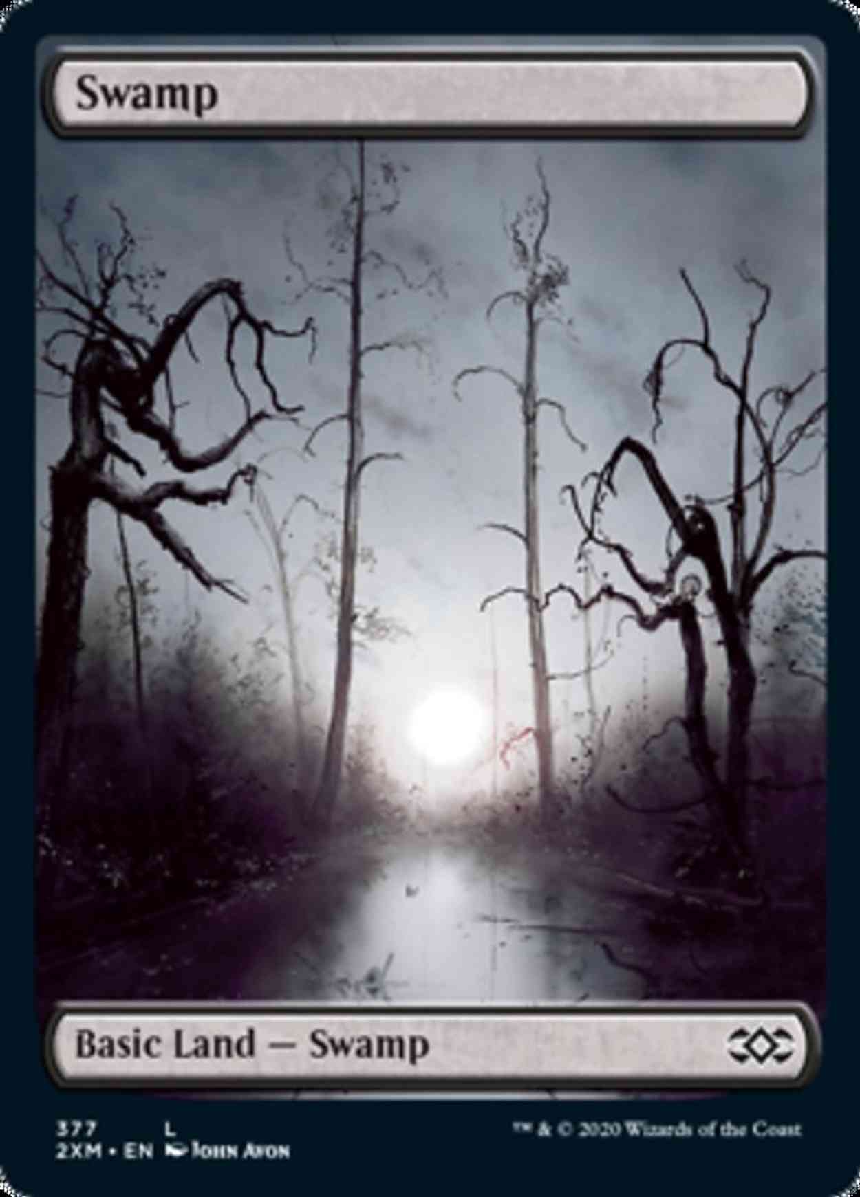 Swamp (377) magic card front