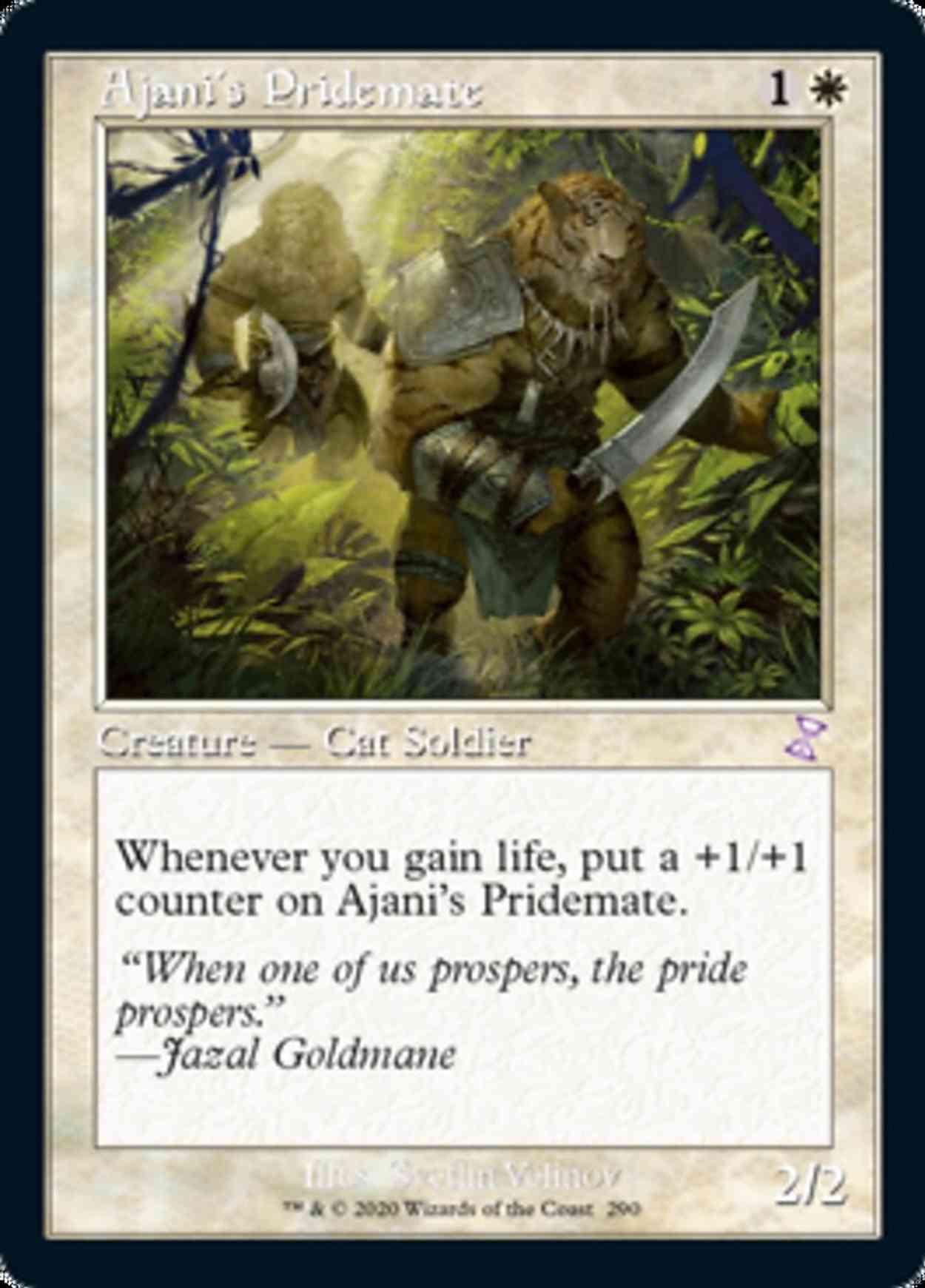 Ajani's Pridemate magic card front