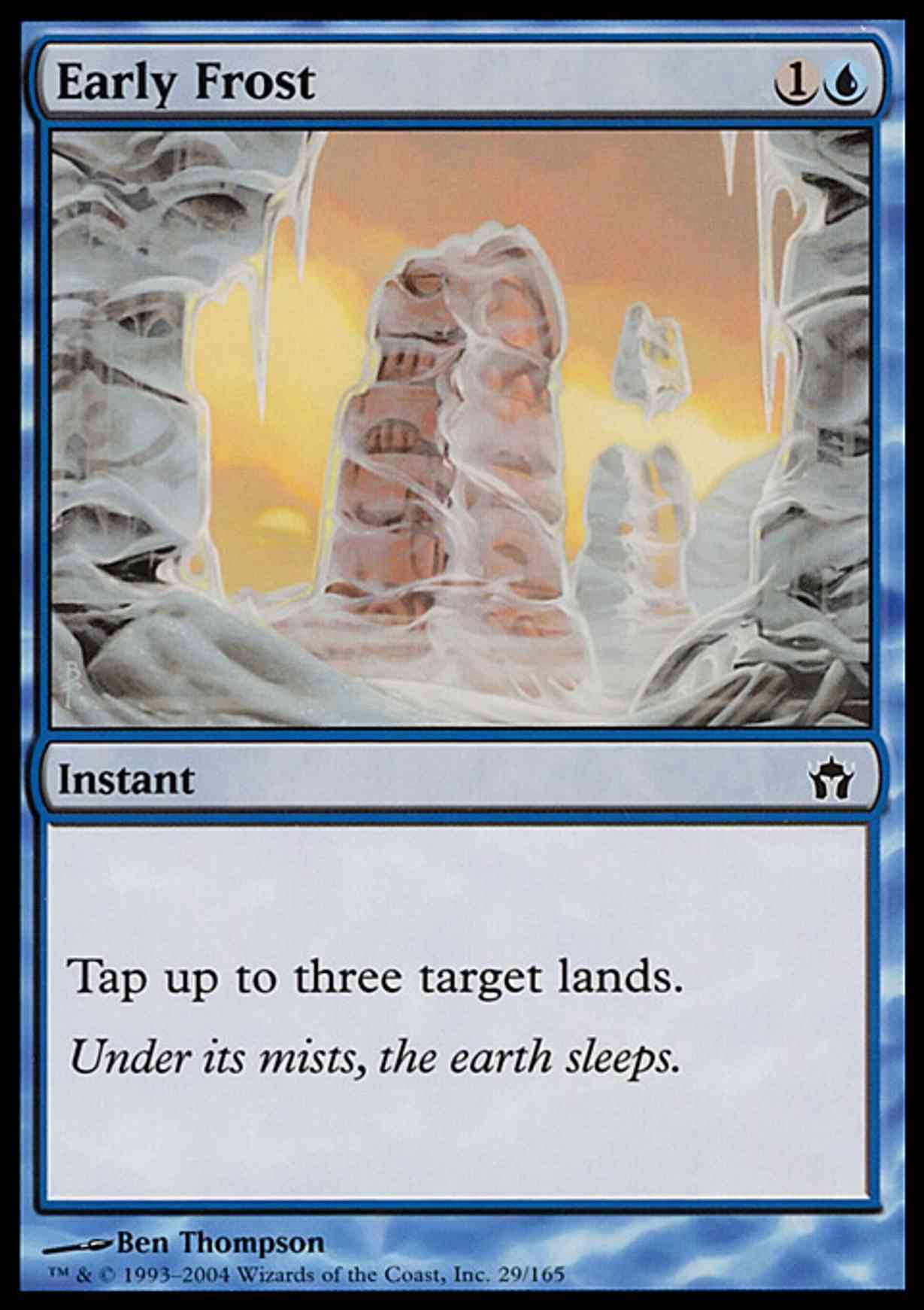 Early Frost magic card front