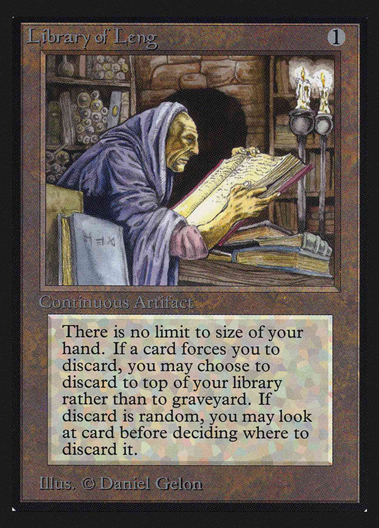 Library of Leng (IE) magic card front