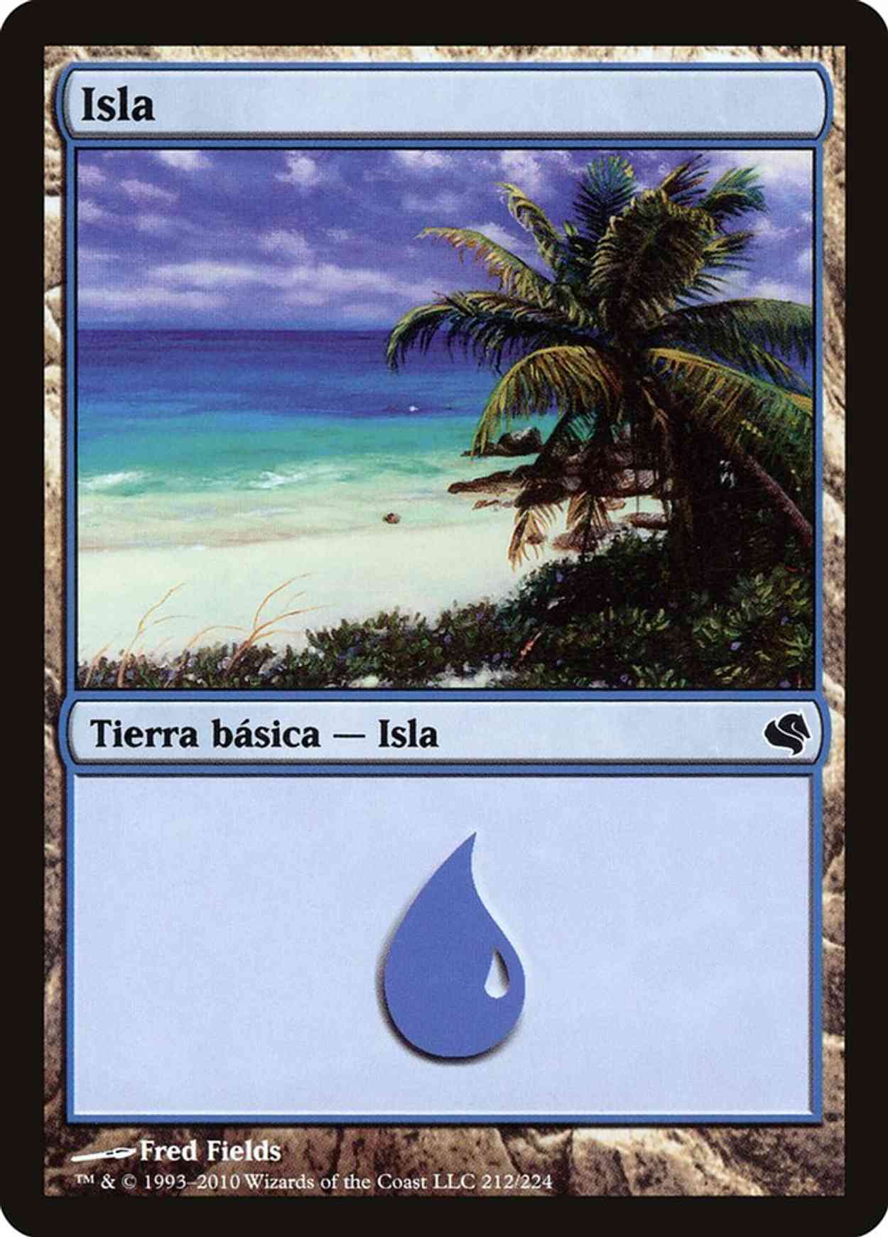 Island (Retro Frame) magic card front