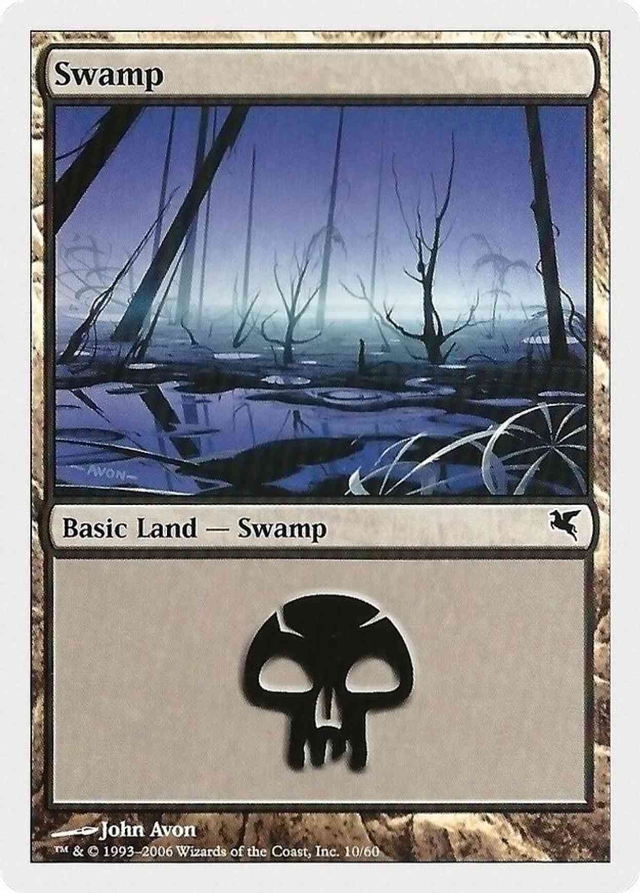 Swamp (10) magic card front