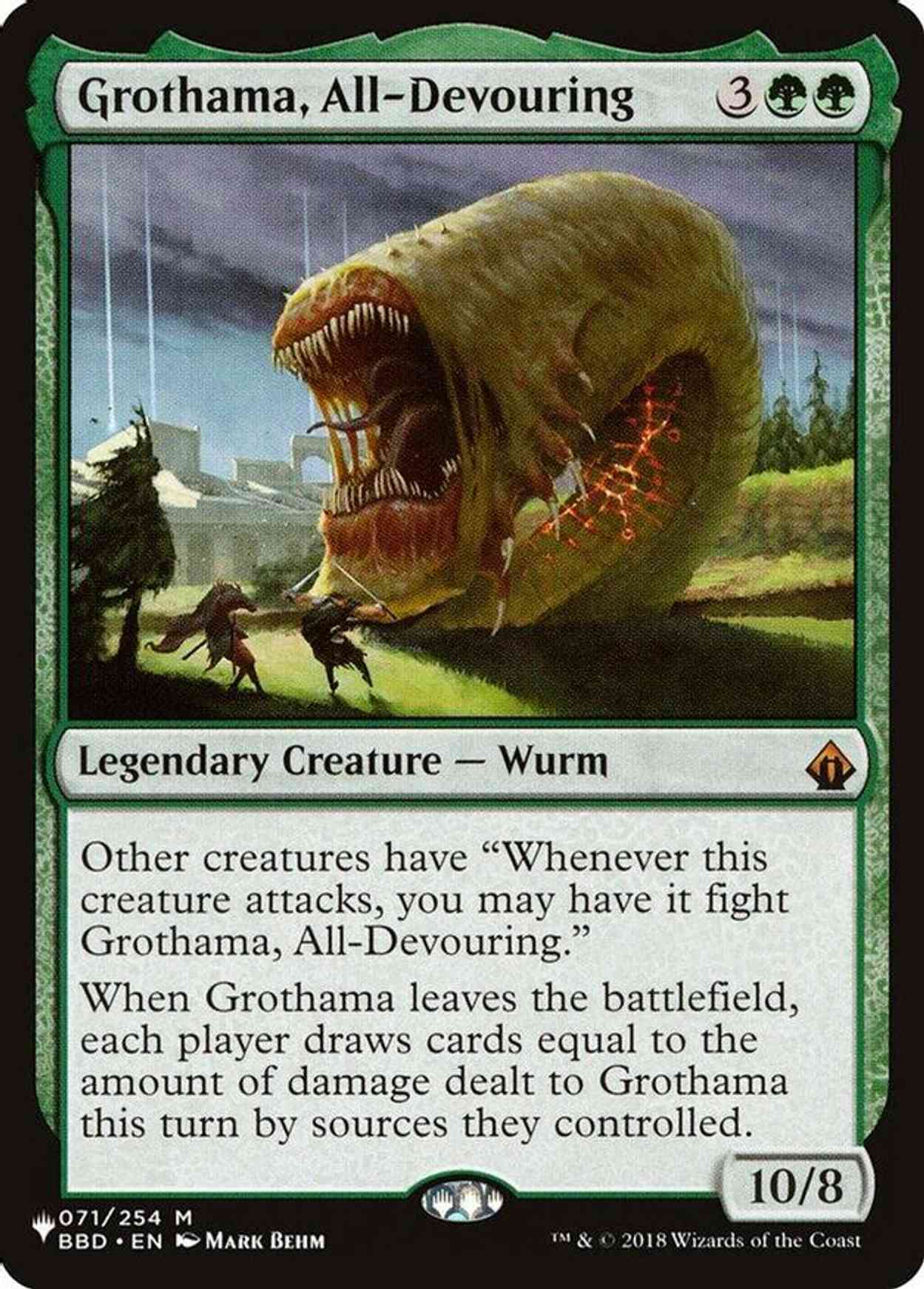 Grothama, All-Devouring magic card front