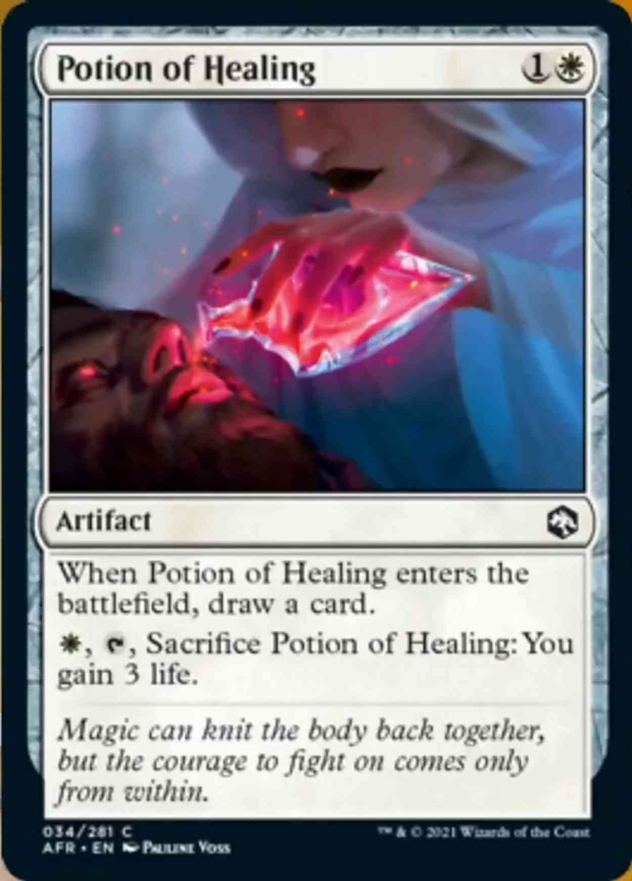 Potion of Healing magic card front