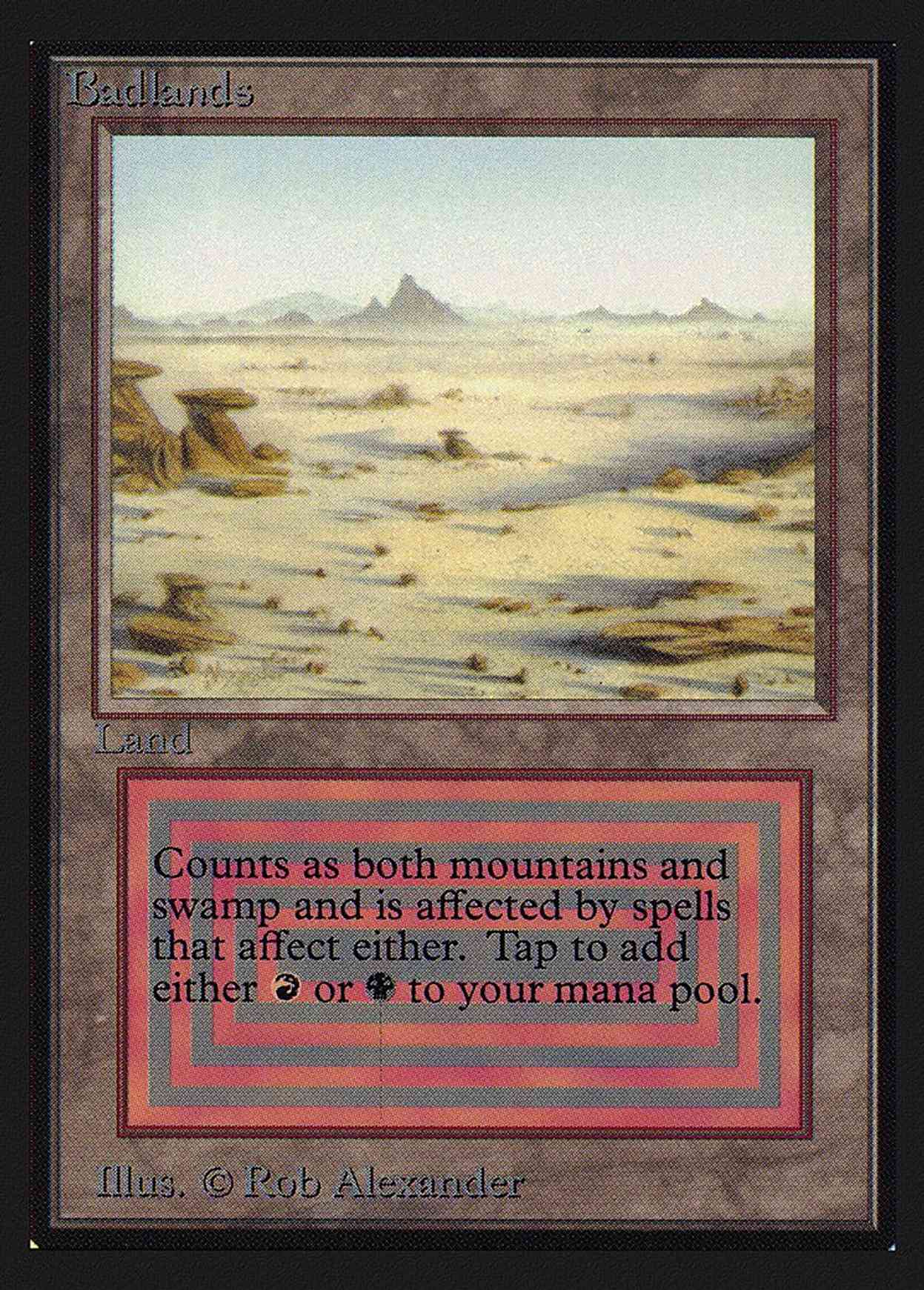 Badlands (CE) magic card front