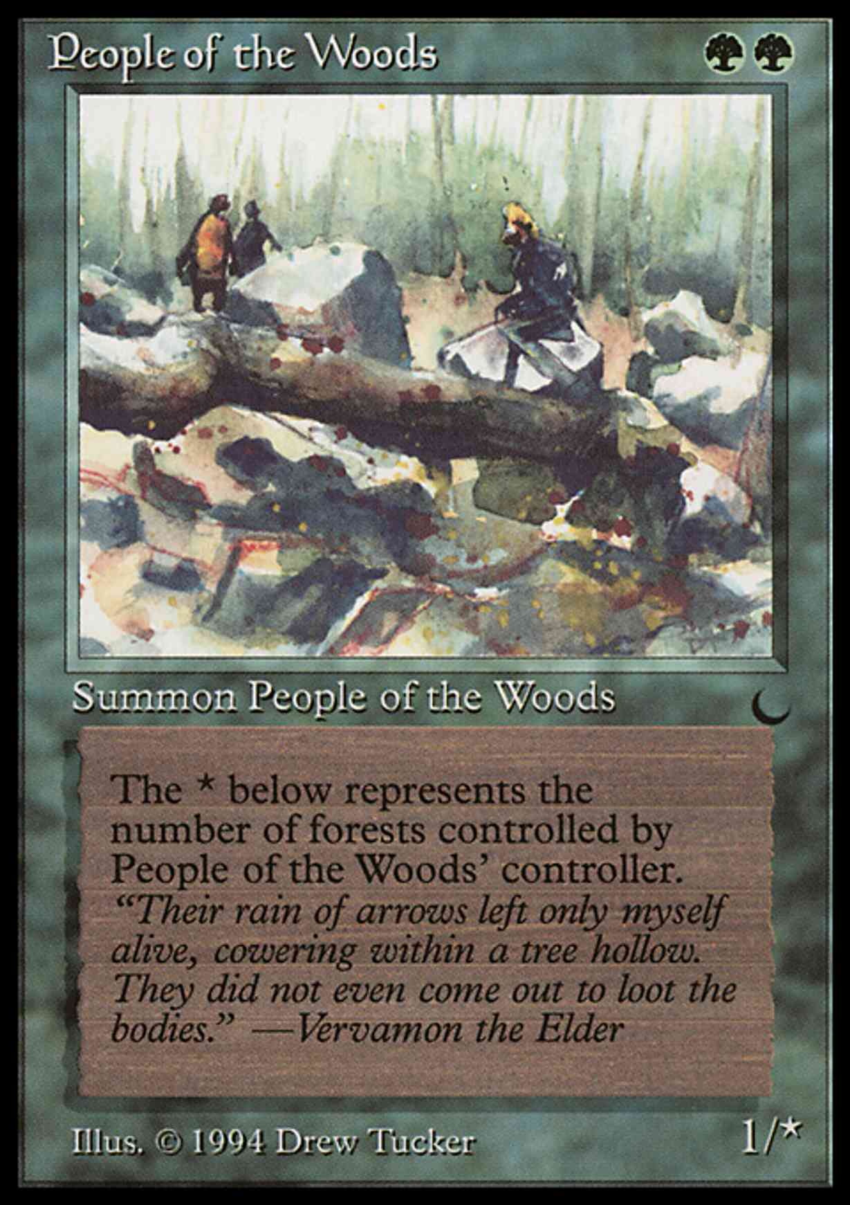 People of the Woods magic card front