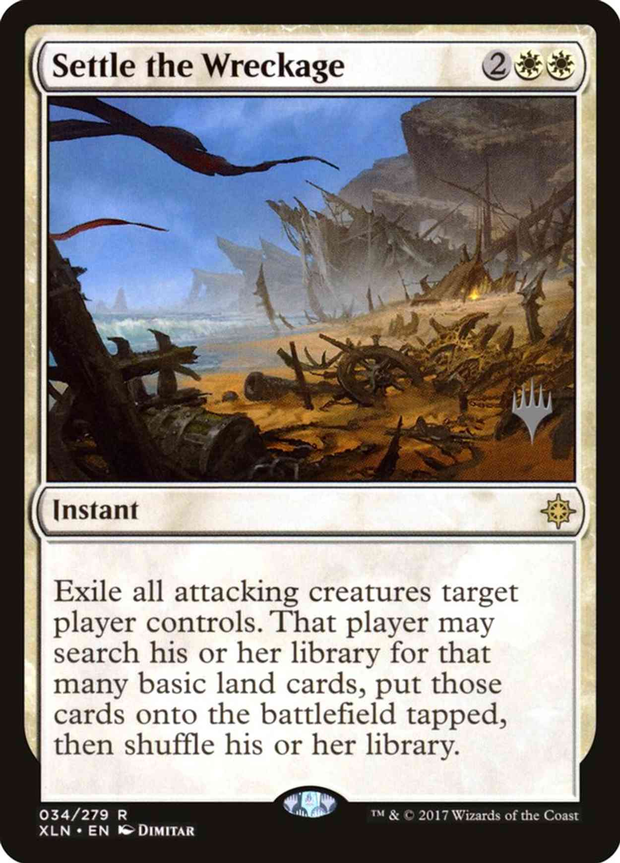 Settle the Wreckage magic card front