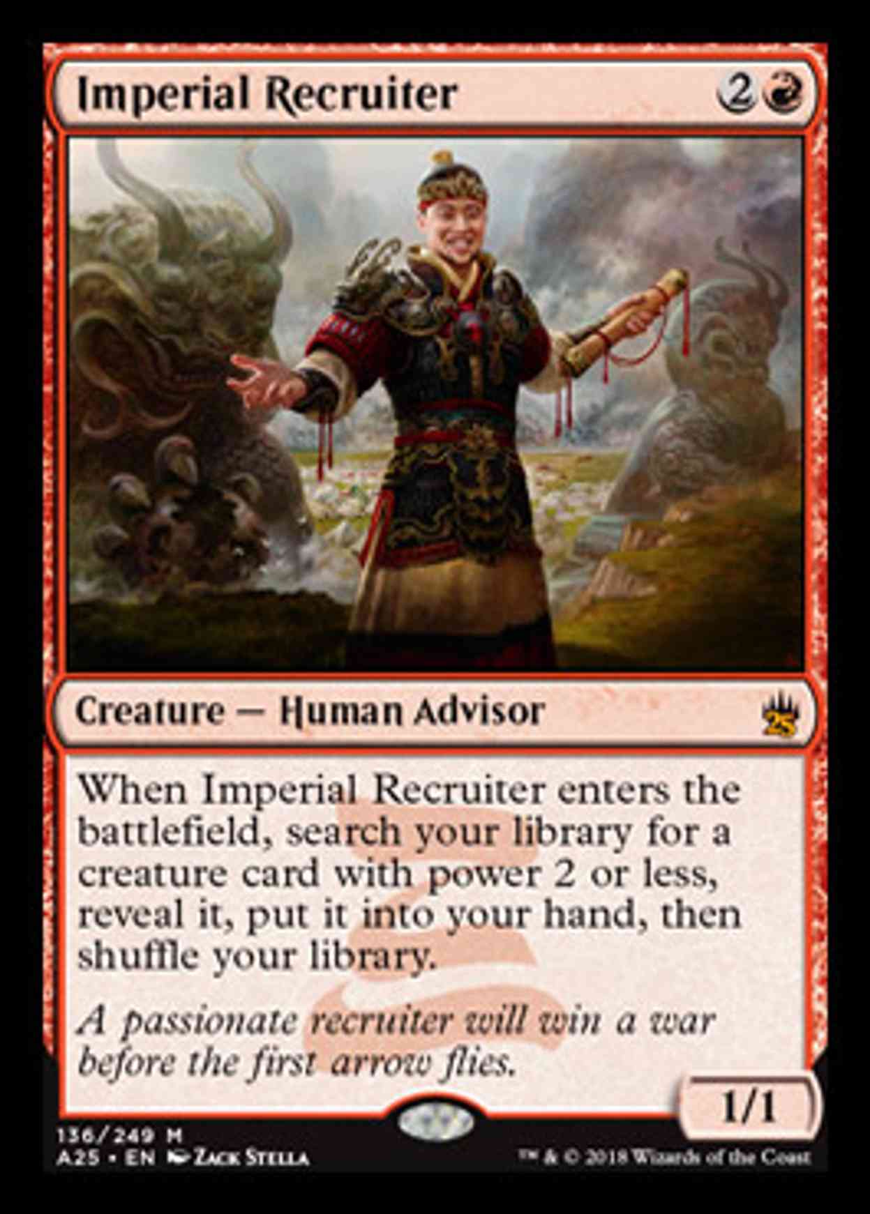 Imperial Recruiter magic card front