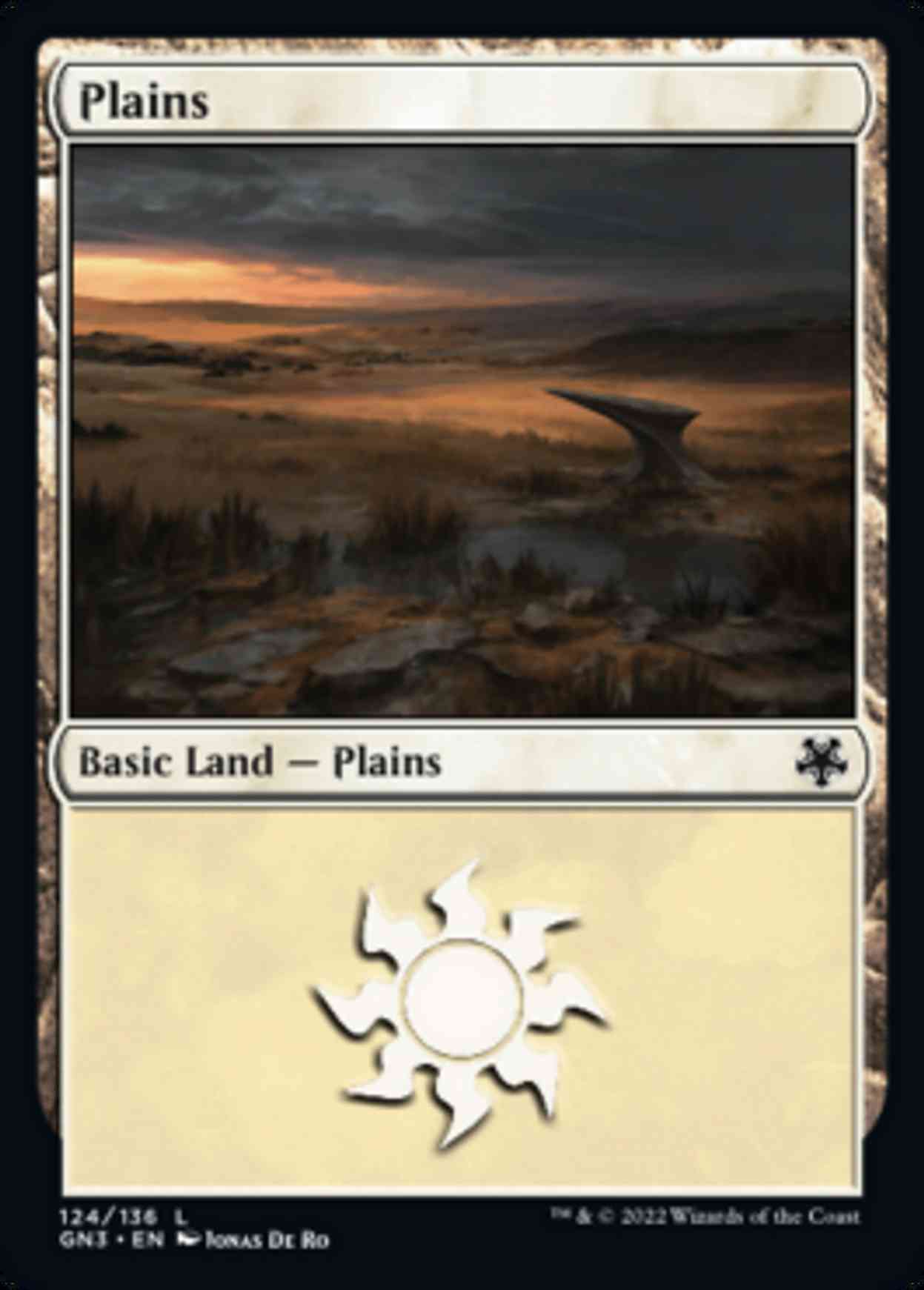 Plains (124) magic card front