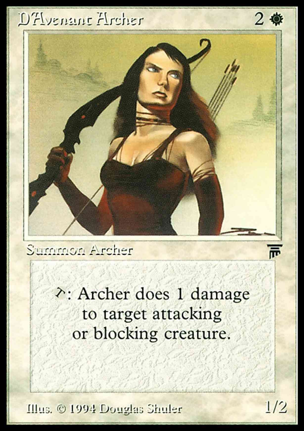 D'Avenant Archer magic card front