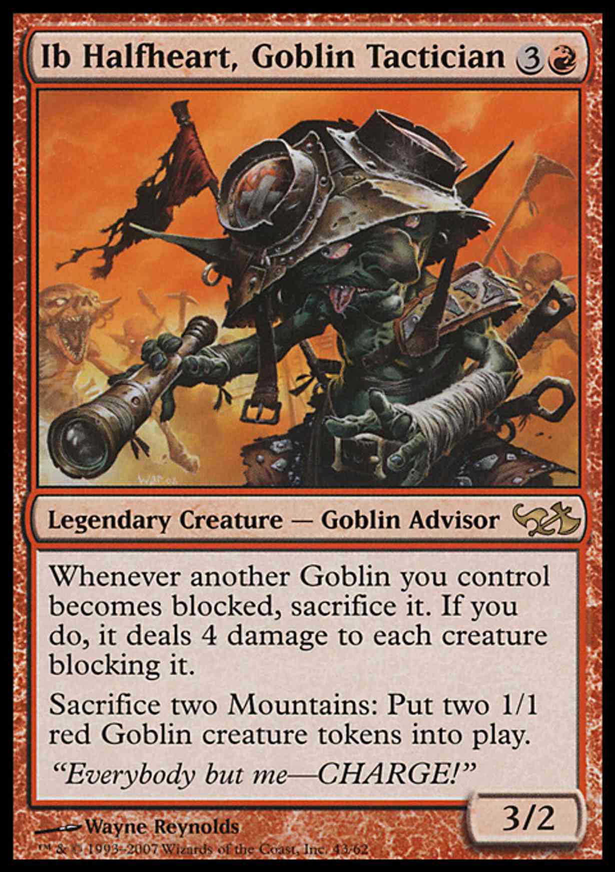 Ib Halfheart, Goblin Tactician magic card front
