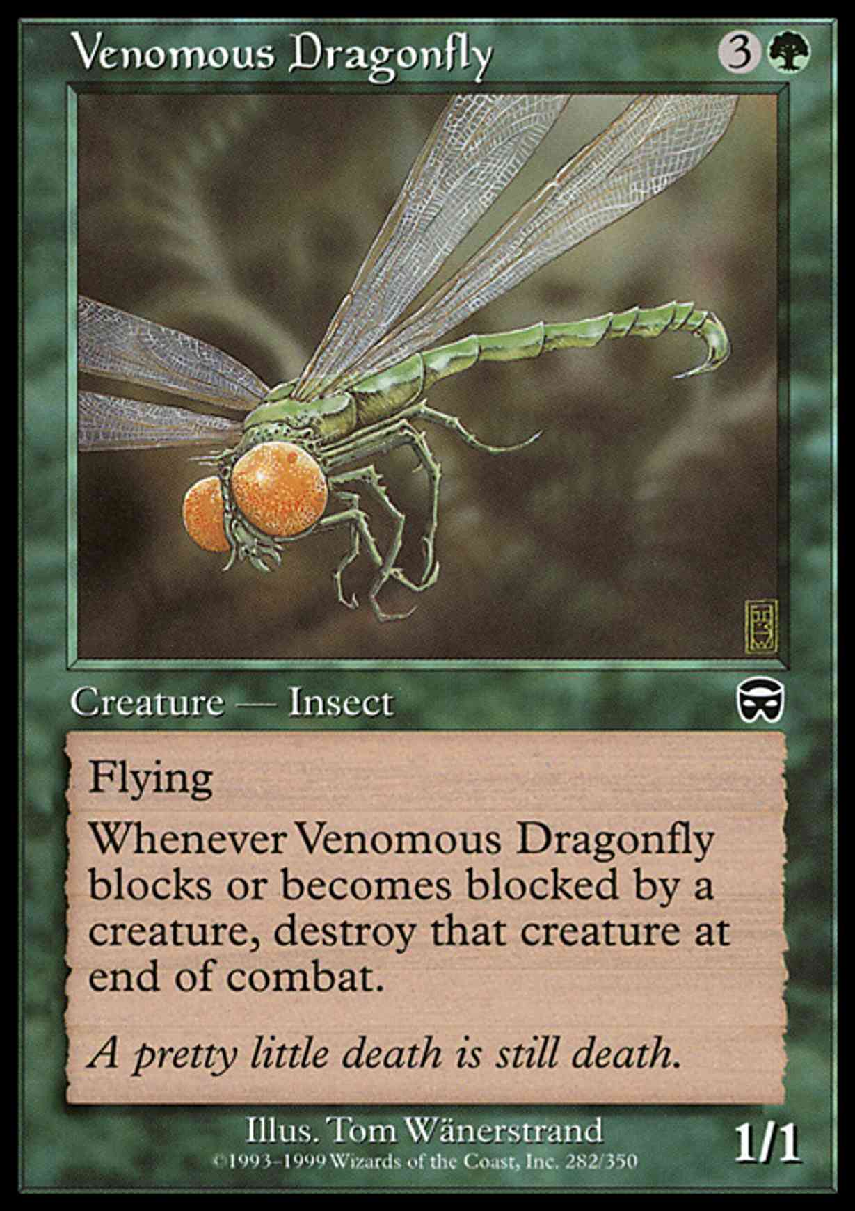 Venomous Dragonfly magic card front