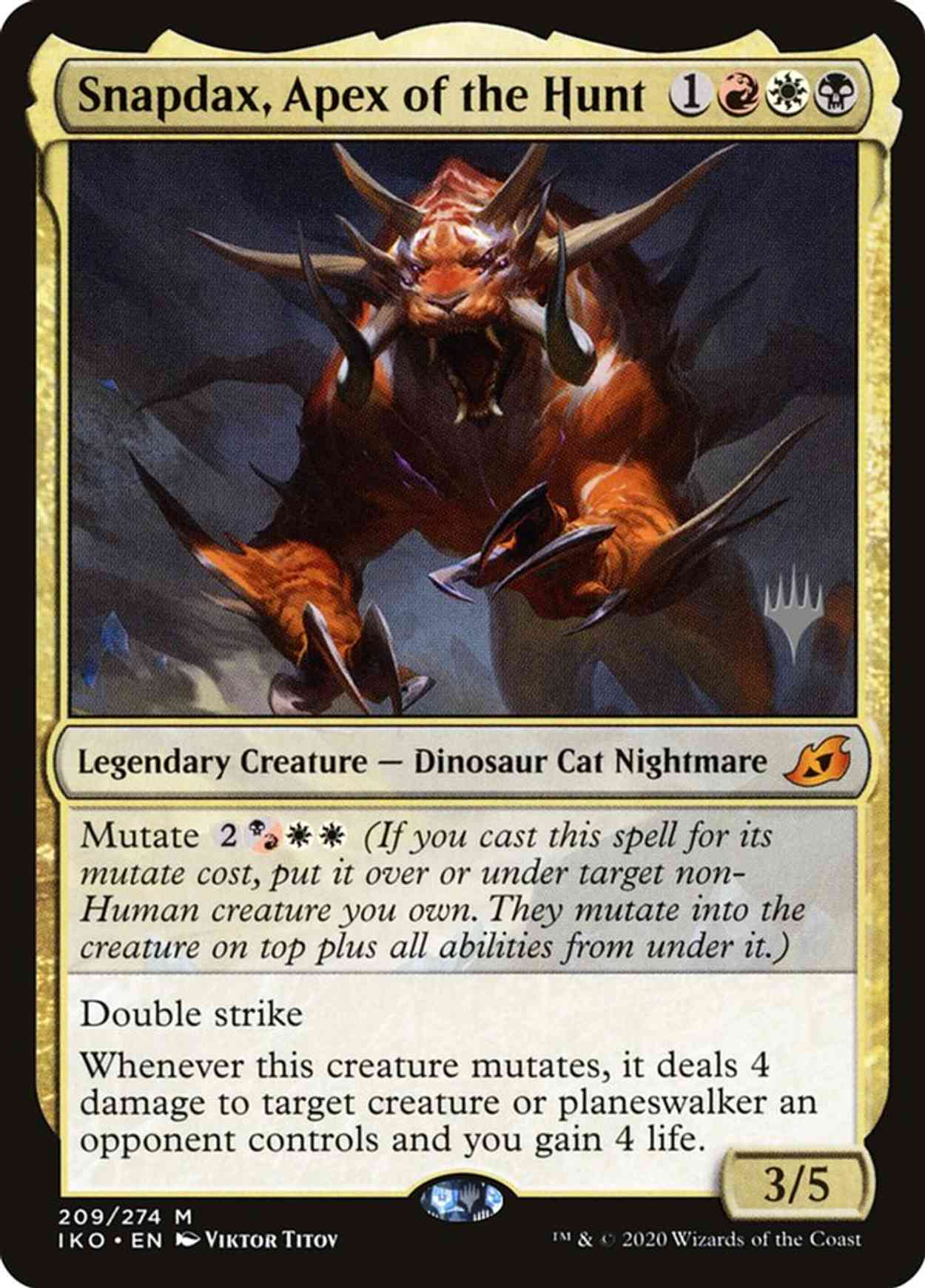 Snapdax, Apex of the Hunt magic card front