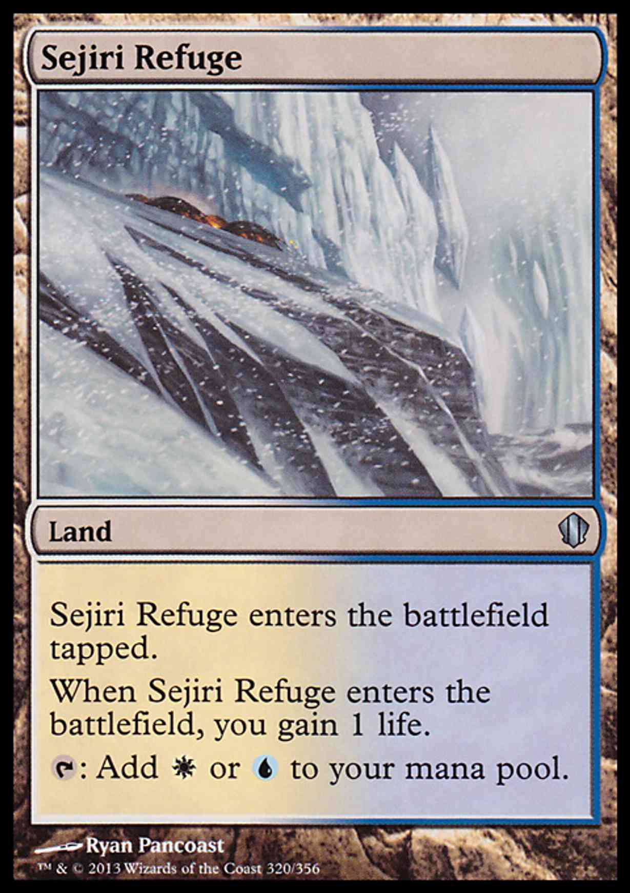 Sejiri Refuge magic card front