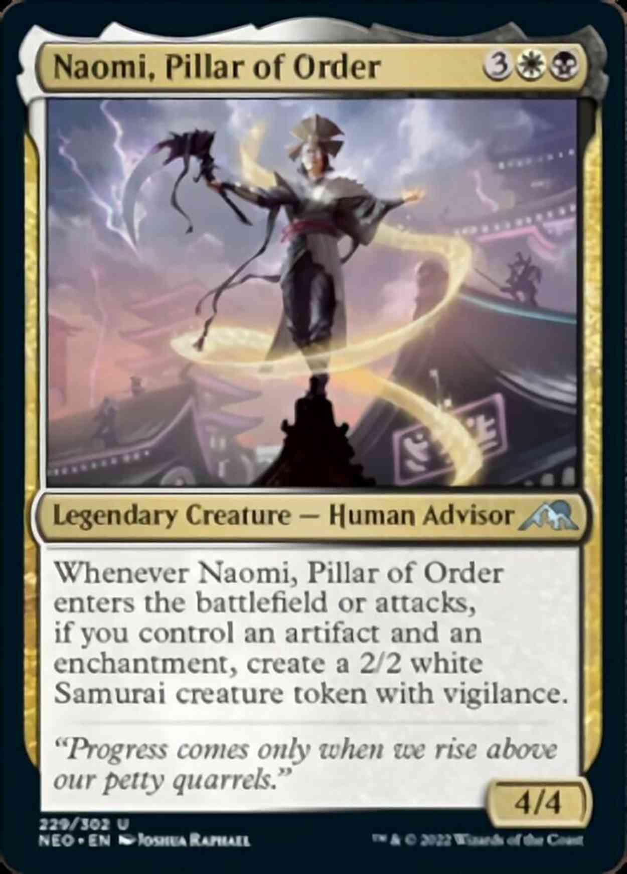 Naomi, Pillar of Order magic card front