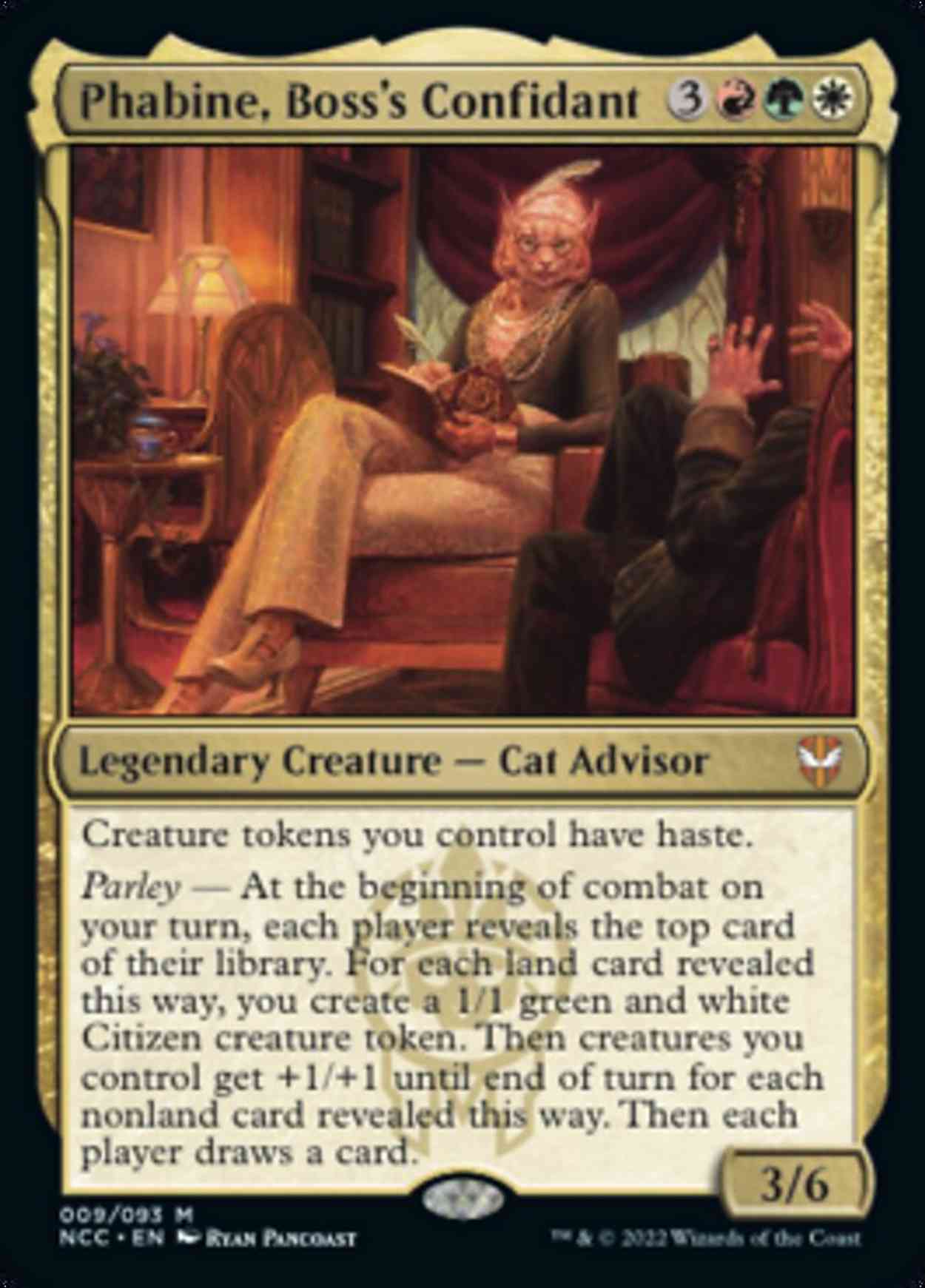 Phabine, Boss's Confidant magic card front