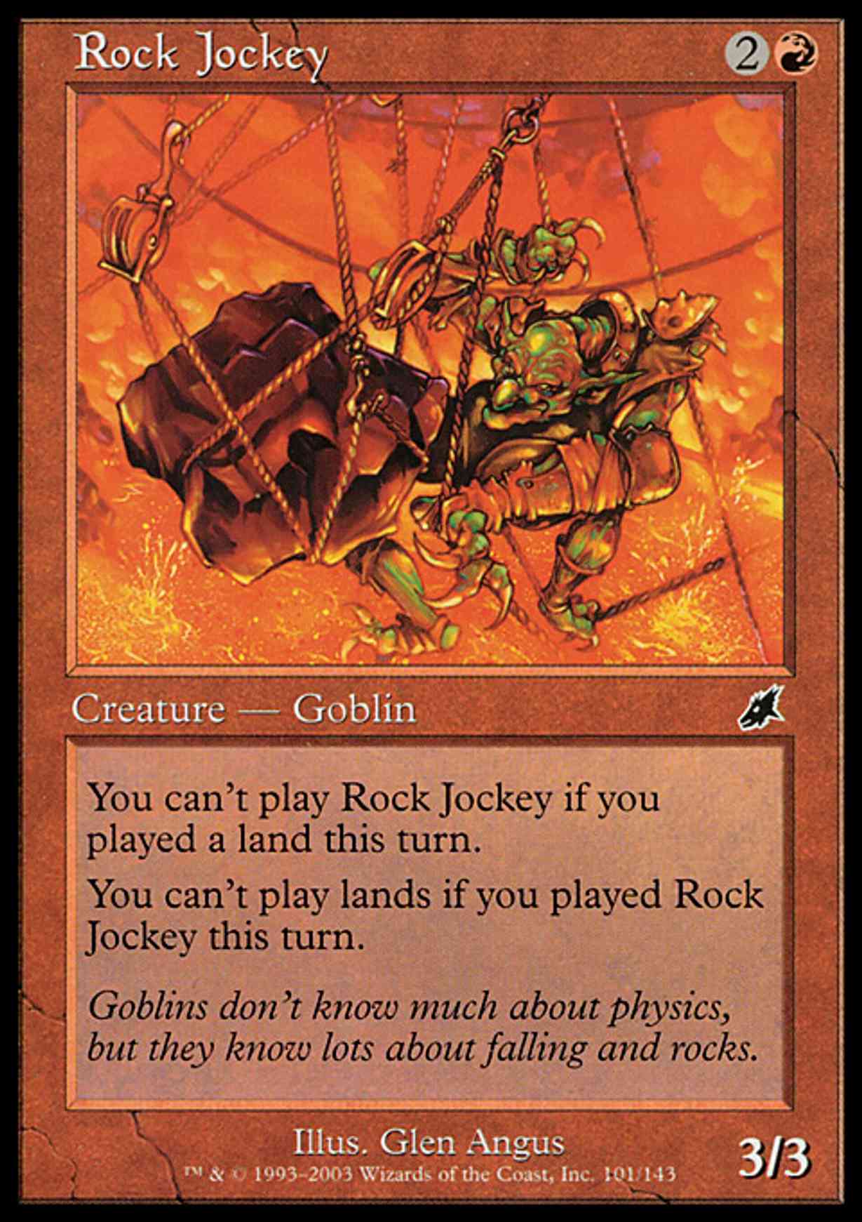 Rock Jockey magic card front