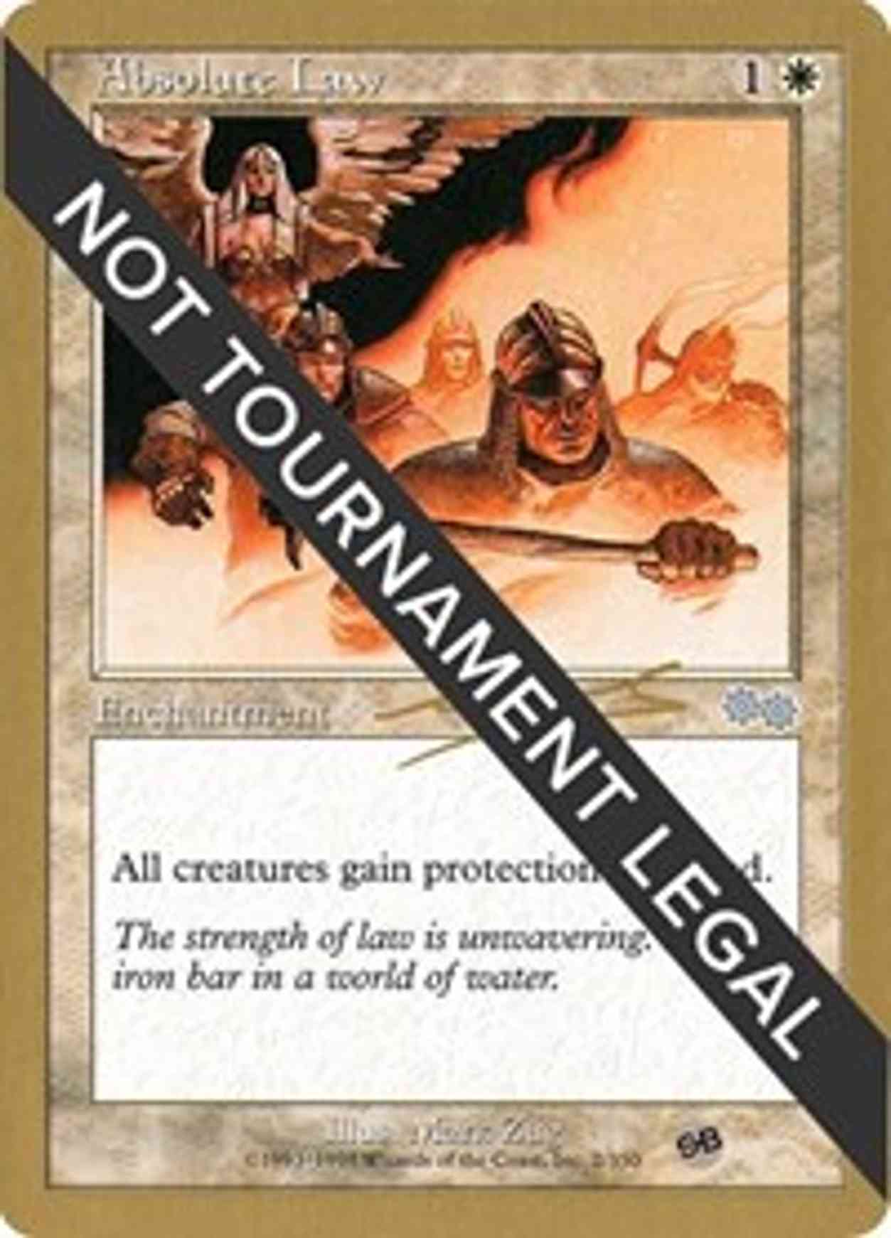 Absolute Law - 2000 Nicolas Labarre (USG) (SB) magic card front