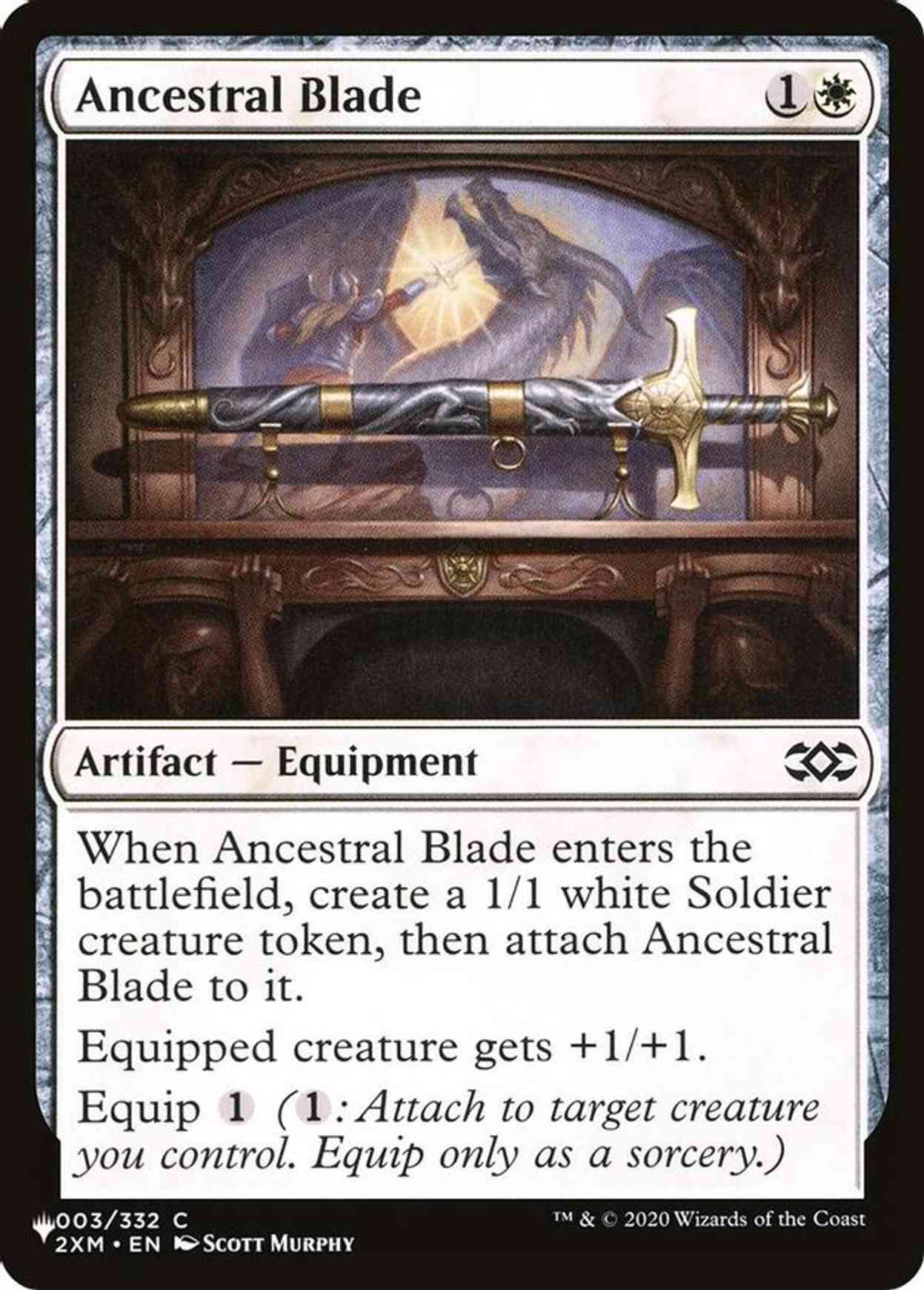 Ancestral Blade magic card front