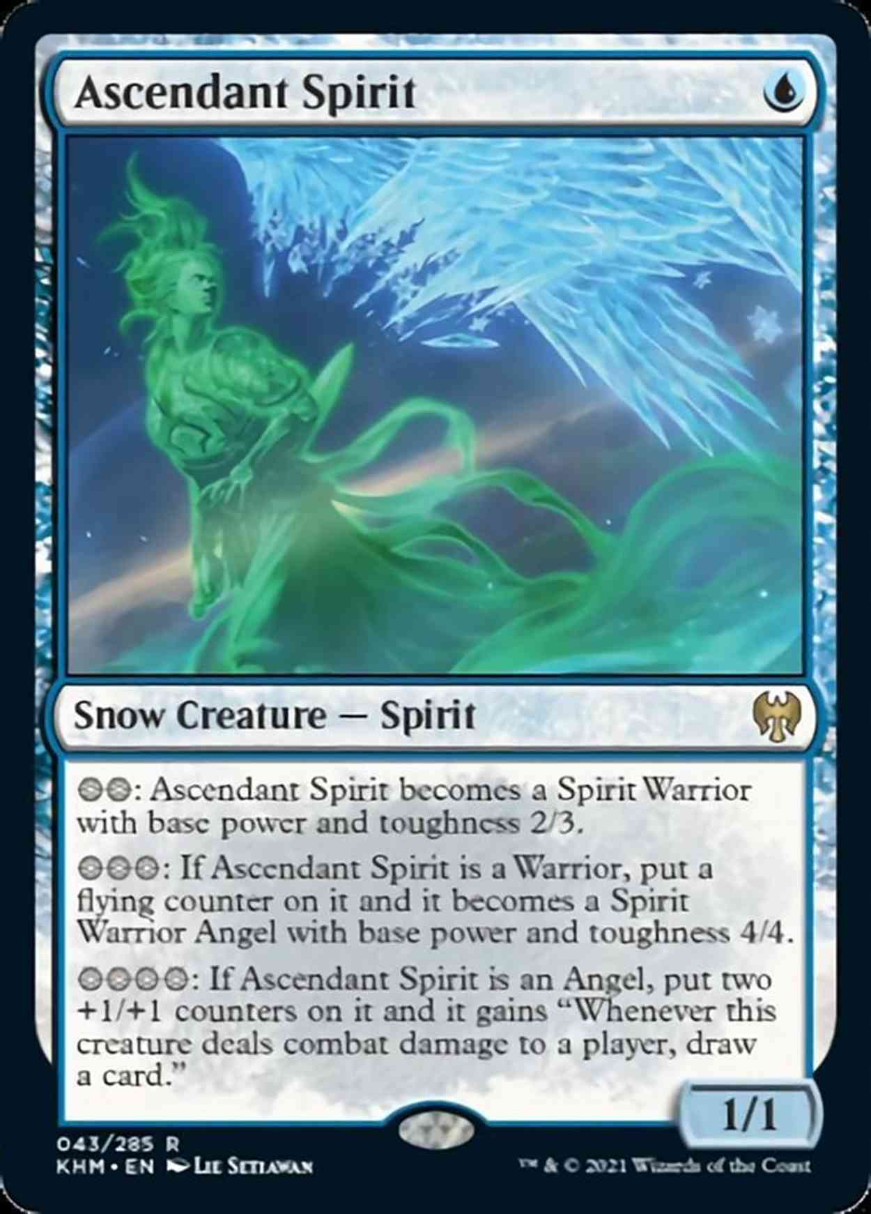 Ascendant Spirit magic card front