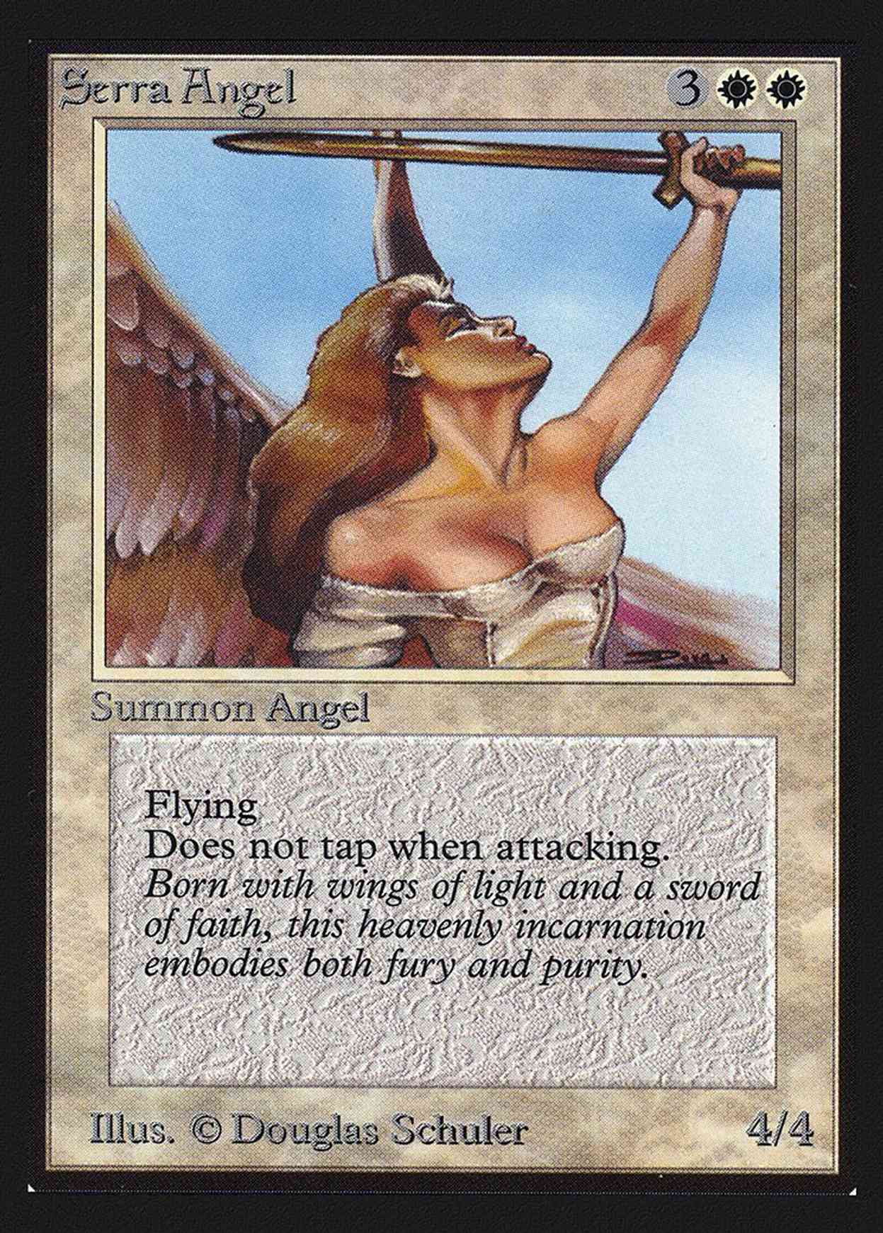 Serra Angel (CE) magic card front