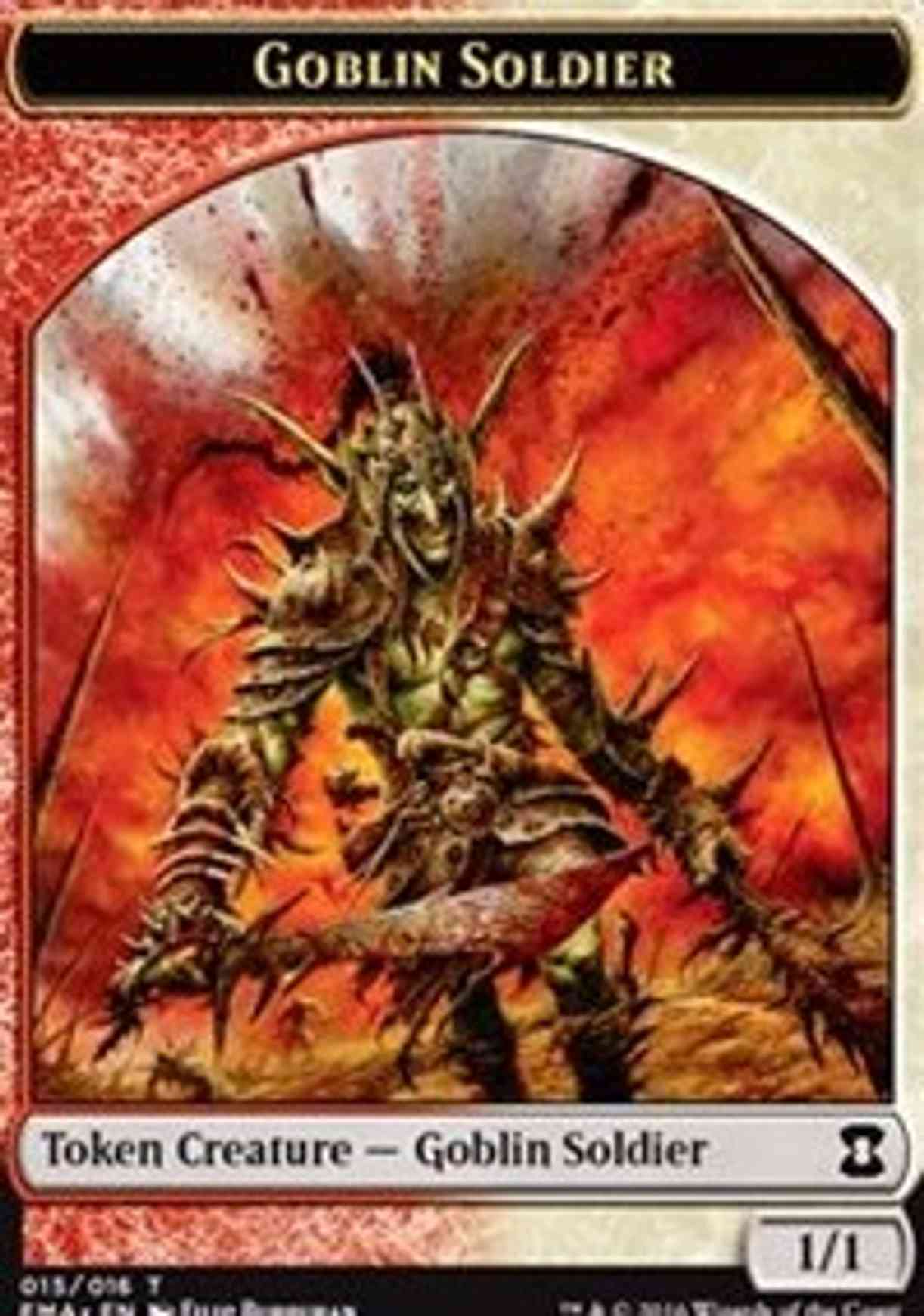 Goblin Soldier Token magic card front