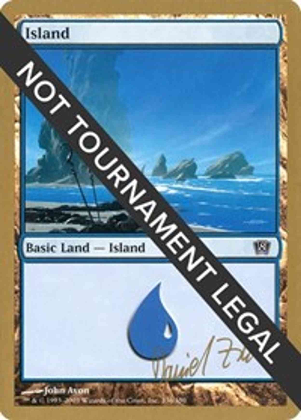 Island (336) - 2003 Daniel Zink (8ED) magic card front
