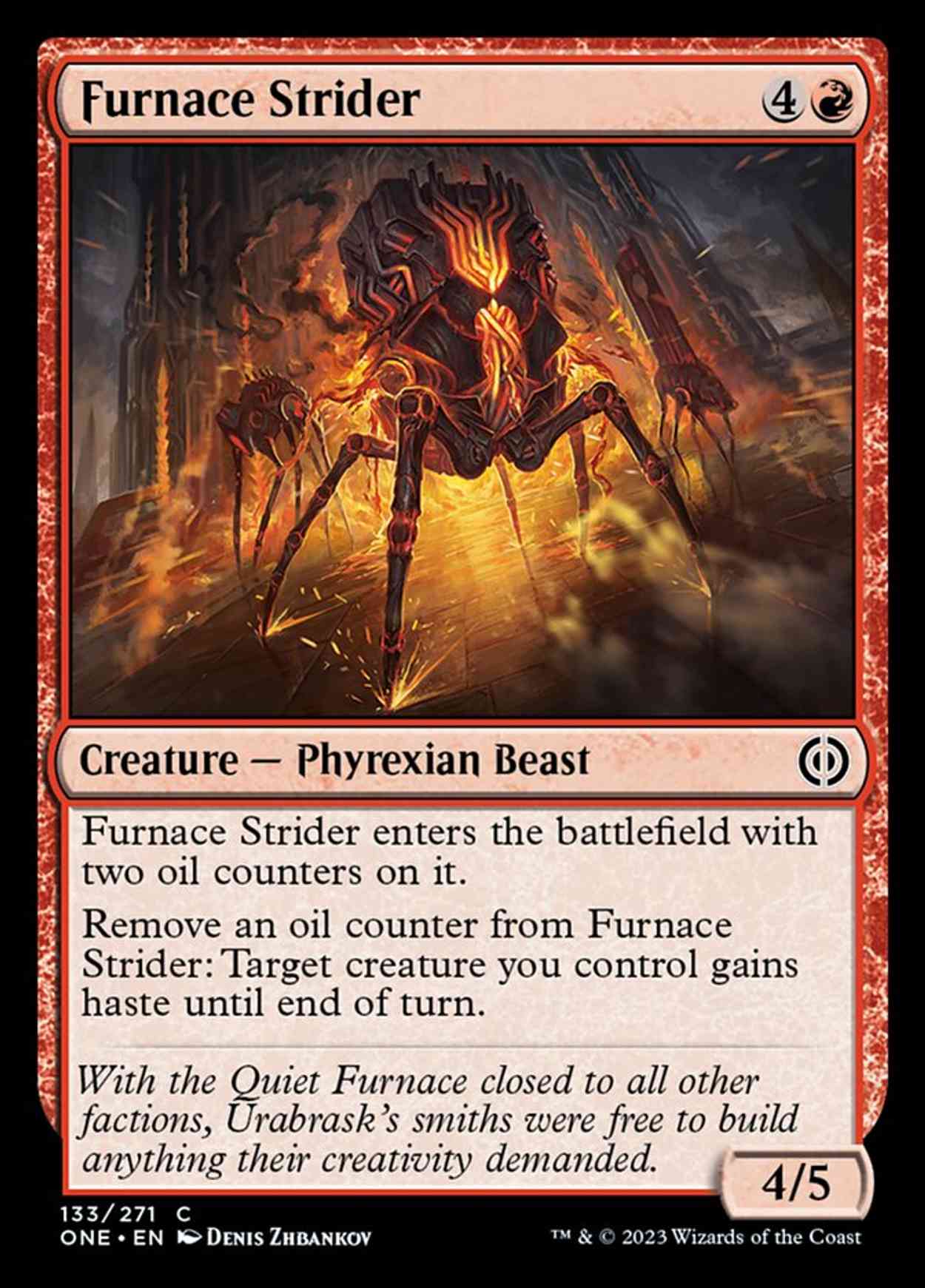 Furnace Strider magic card front