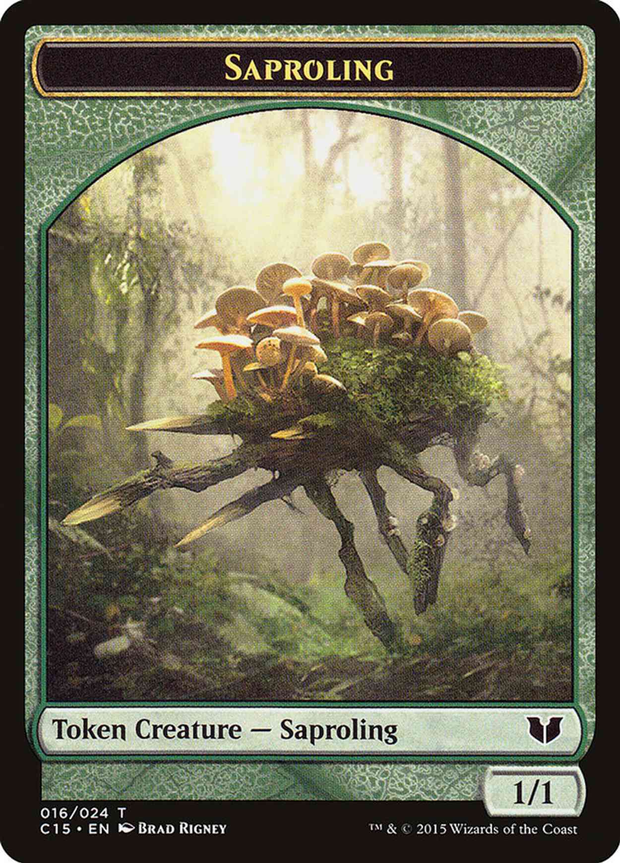 Saproling // Spider Double-Sided Token magic card front