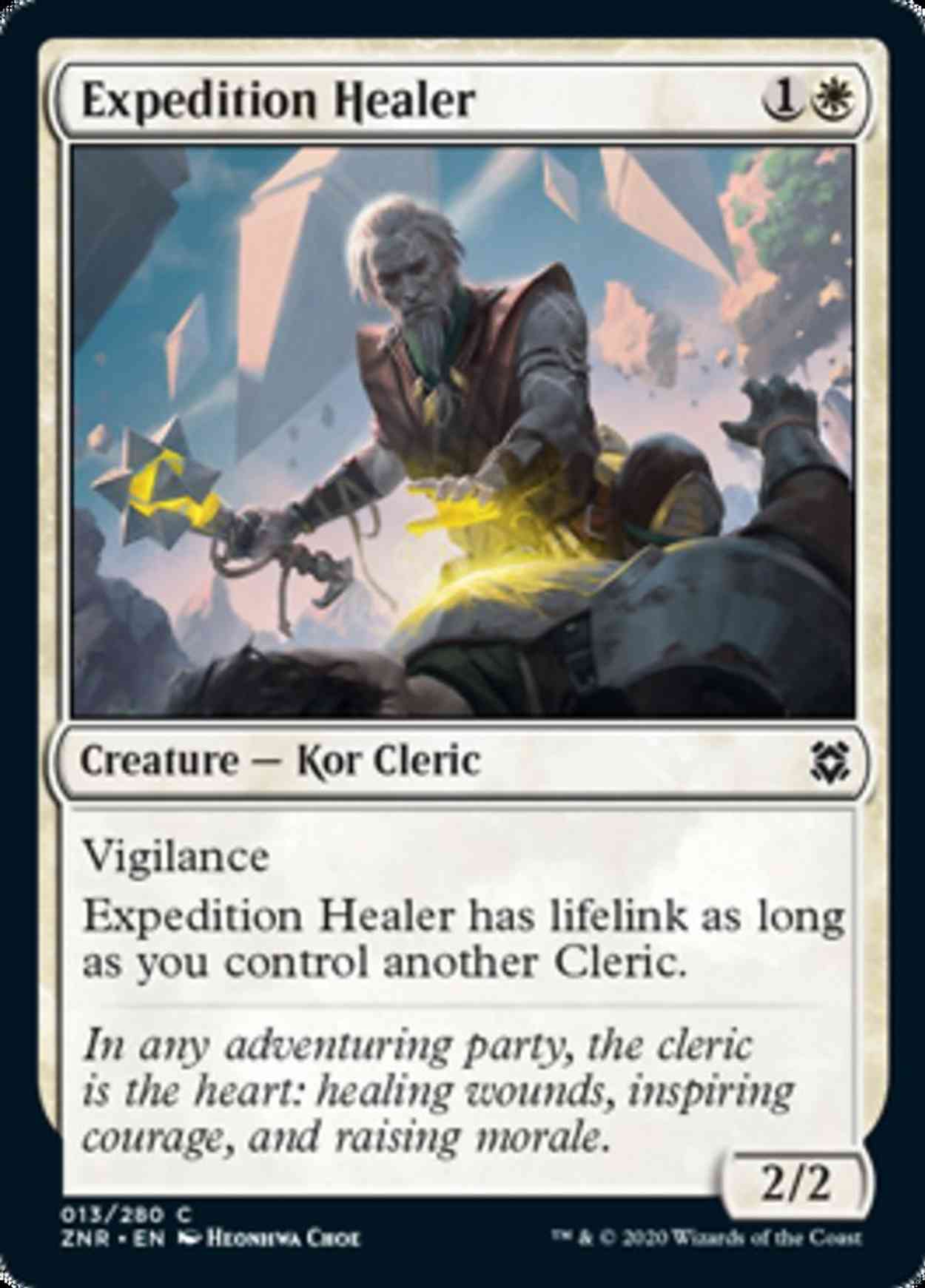 Expedition Healer magic card front
