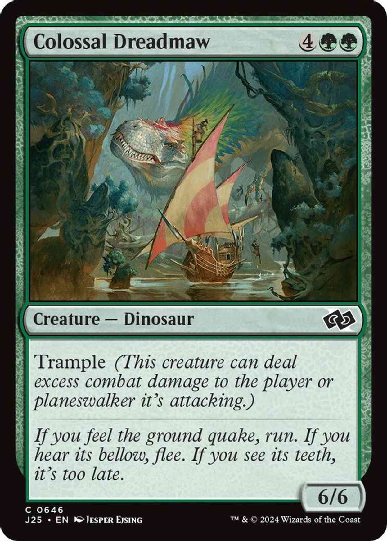 Colossal Dreadmaw magic card front