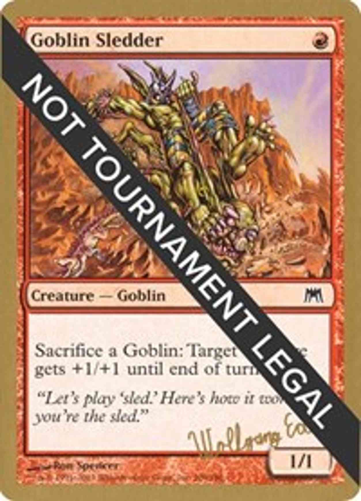 Goblin Sledder - 2003 Wolfgang Eder (ONS) magic card front