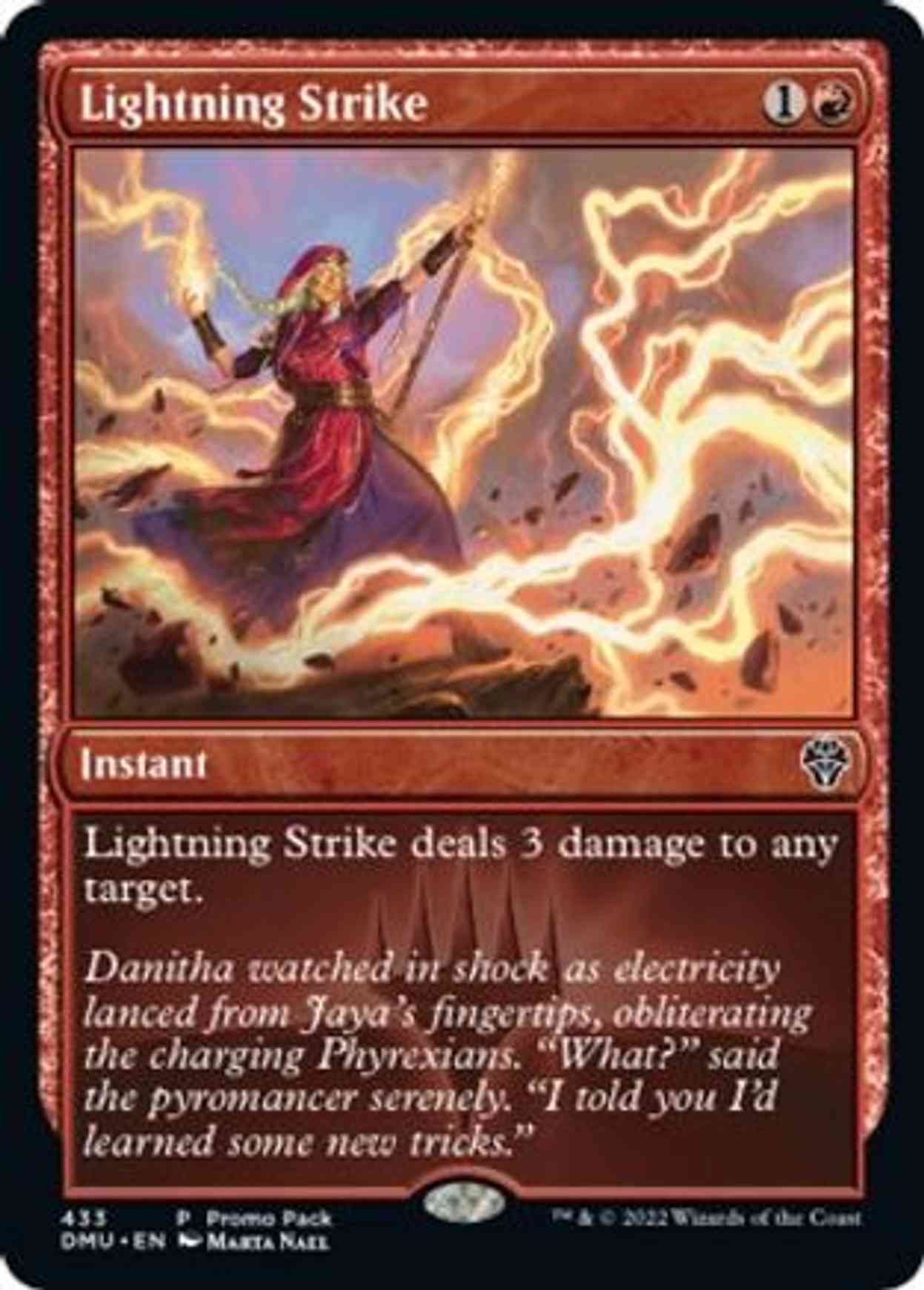 Lightning Strike magic card front