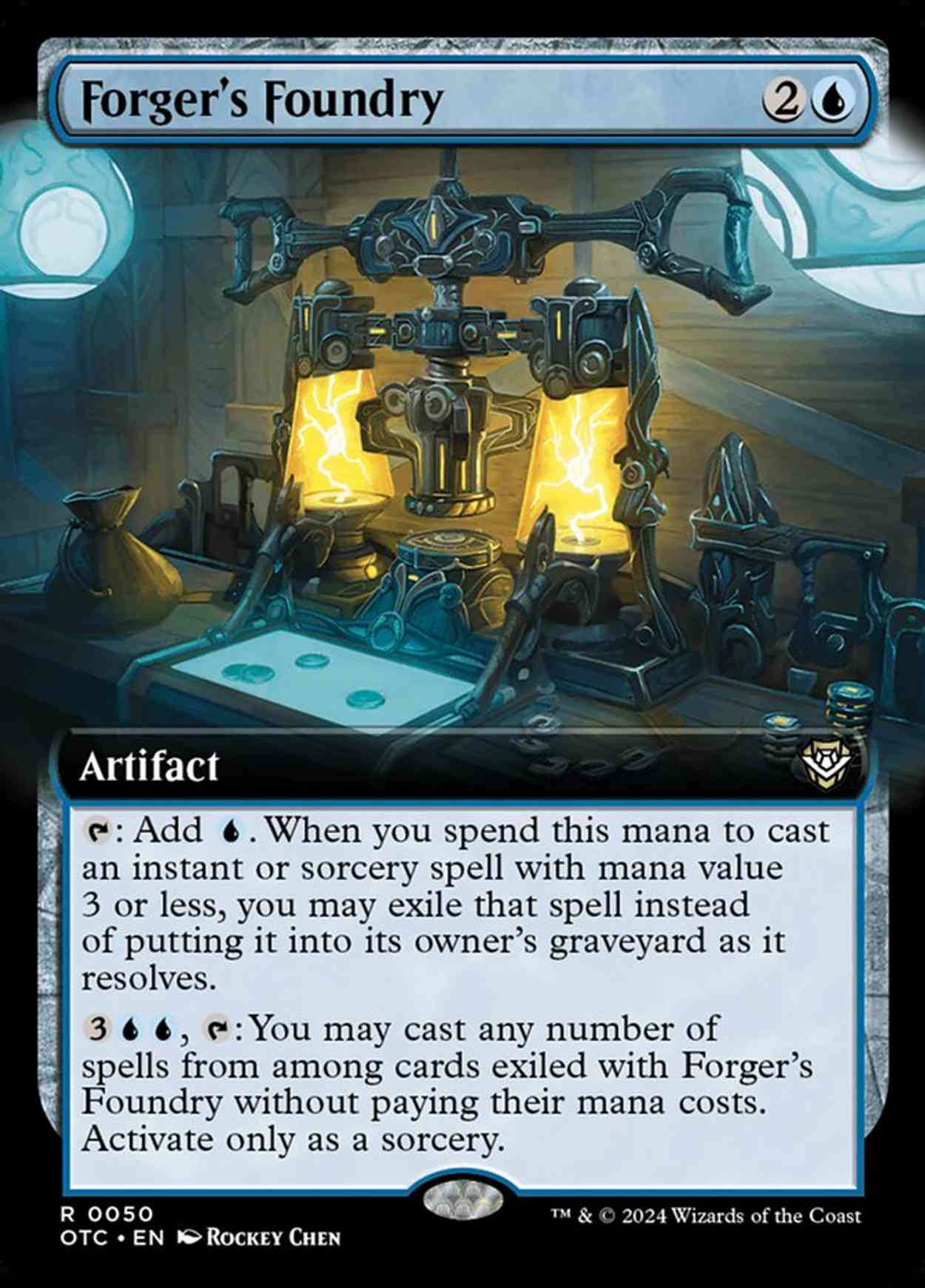 Forger's Foundry (Extended Art) magic card front