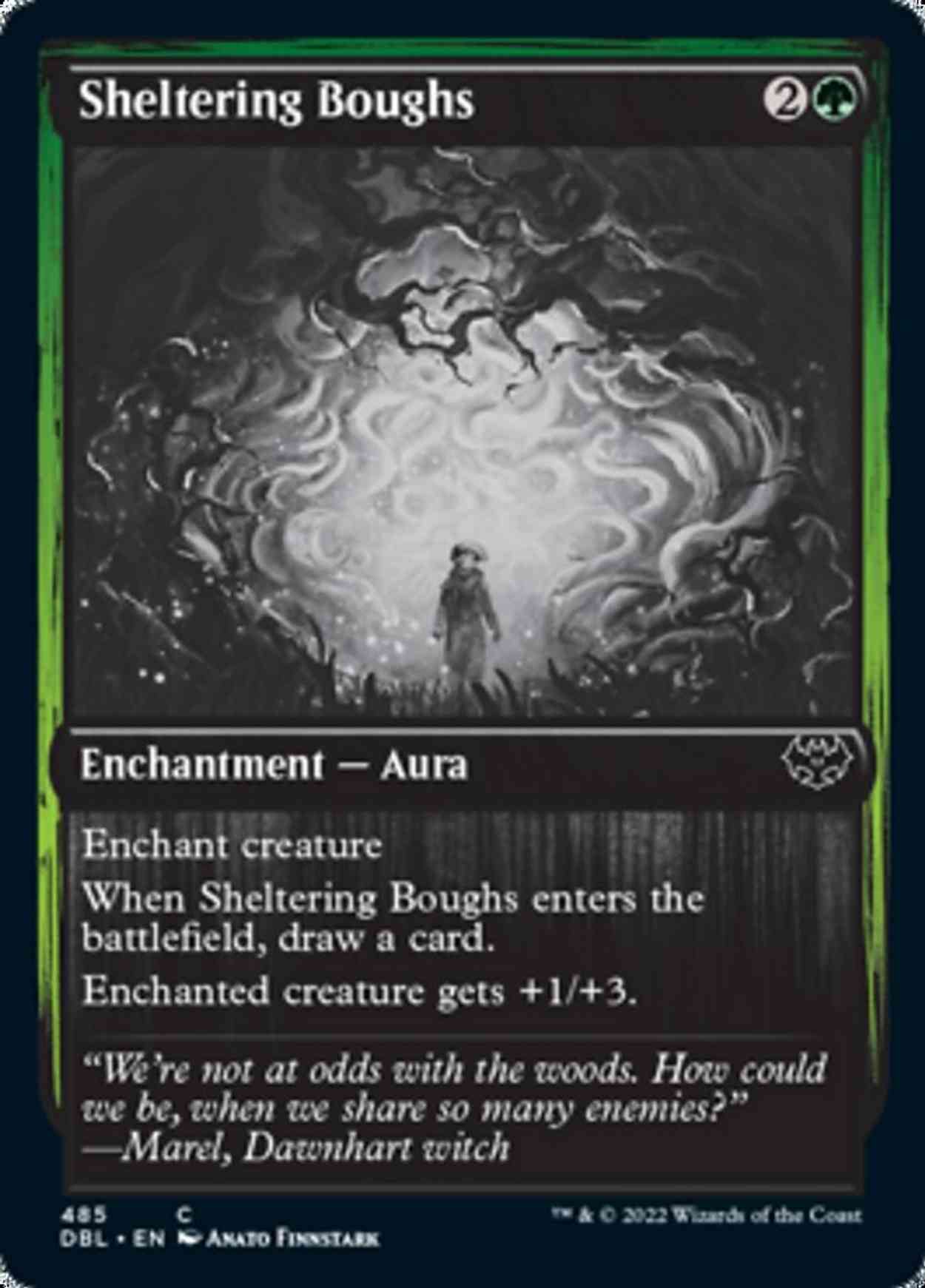 Sheltering Boughs magic card front