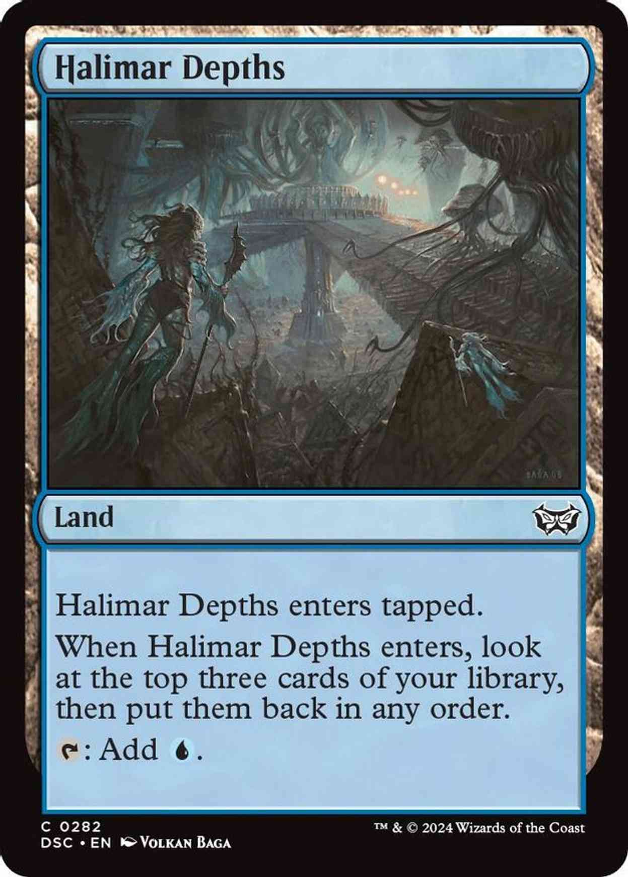 Halimar Depths magic card front