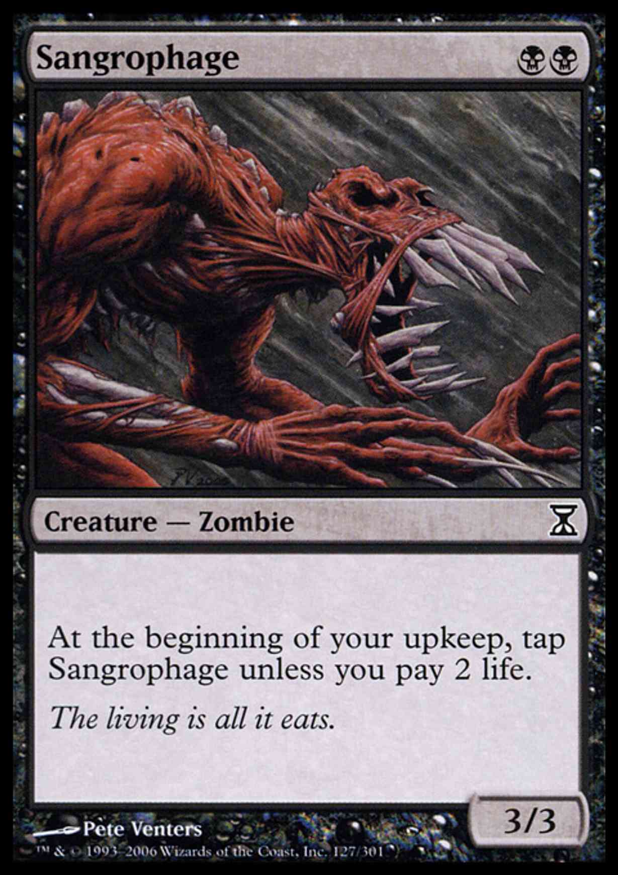 Sangrophage magic card front