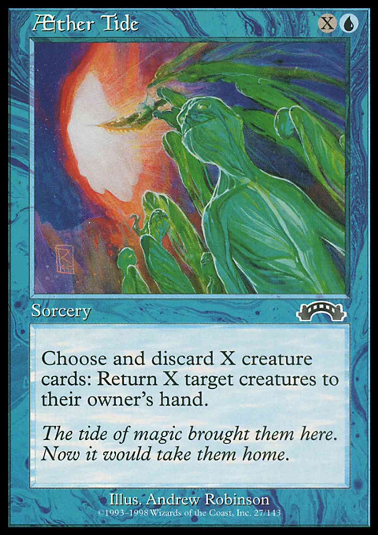 AEther Tide magic card front