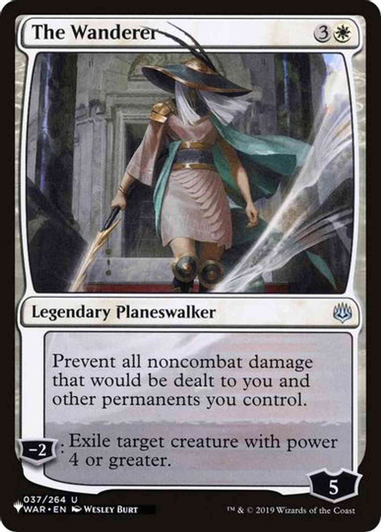 The Wanderer magic card front