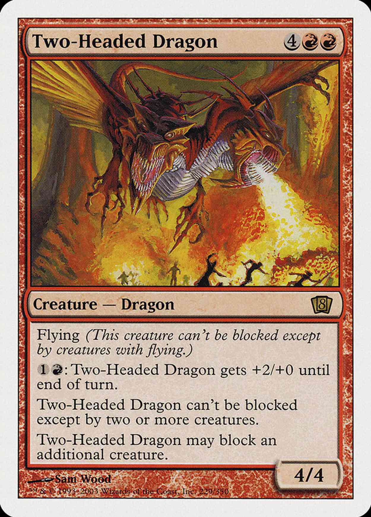 Two-Headed Dragon (8th Edition) magic card front