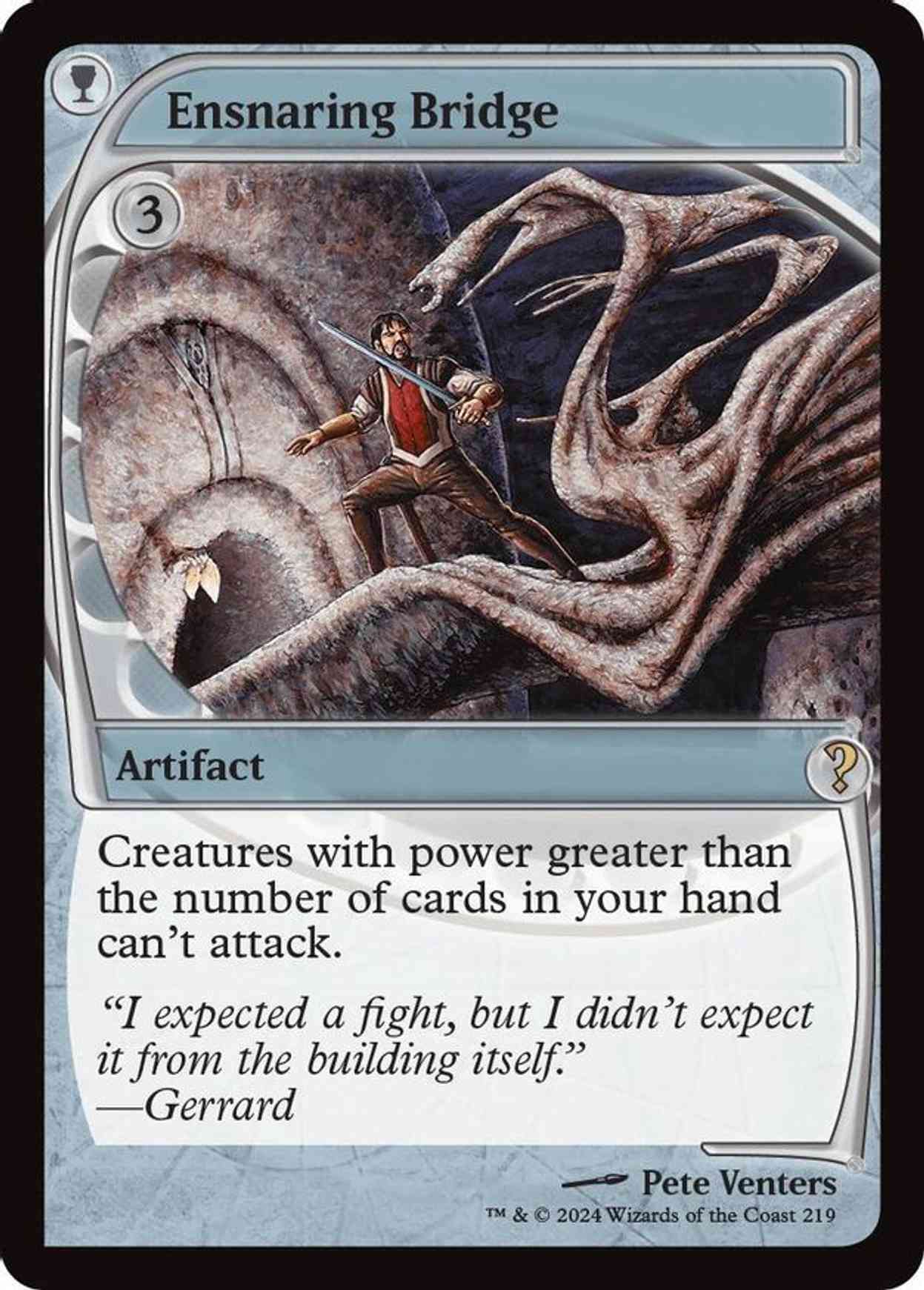 Ensnaring Bridge (Future Sight) magic card front