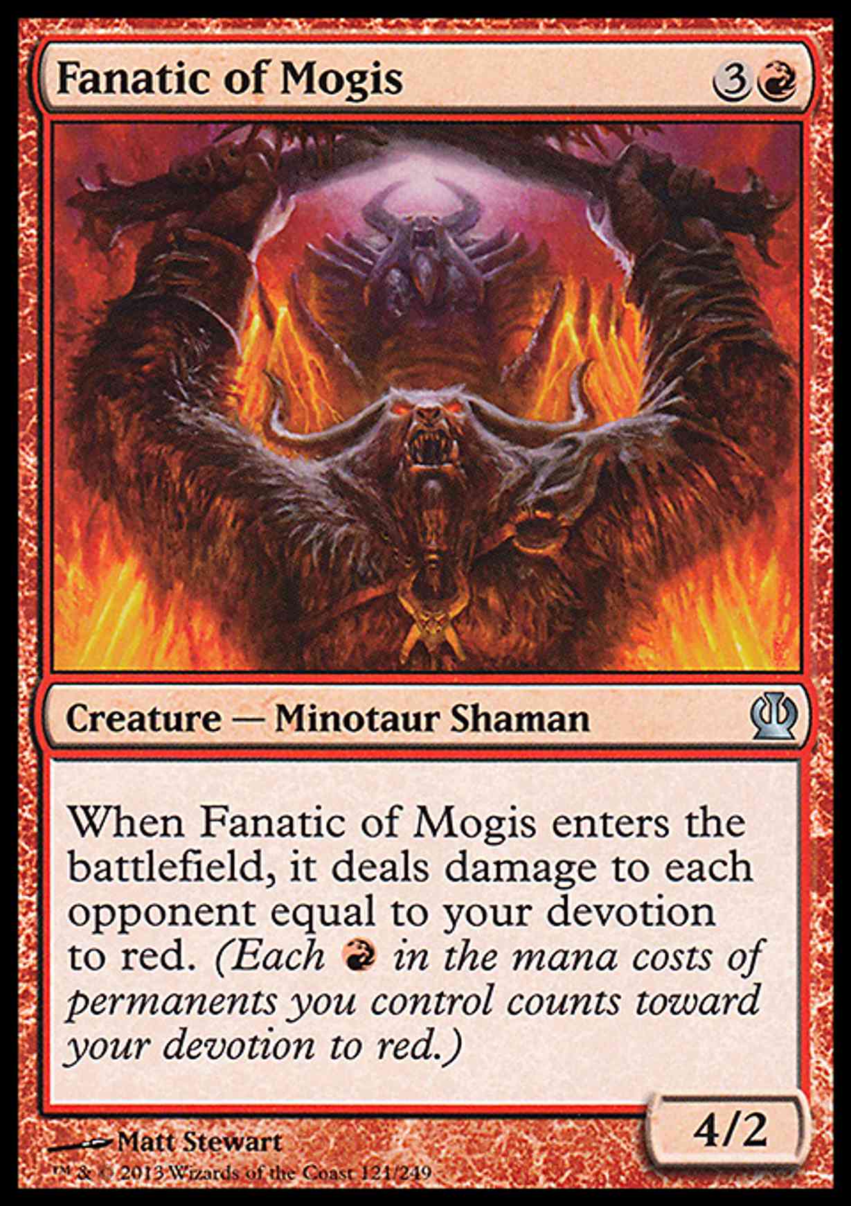 Fanatic of Mogis magic card front
