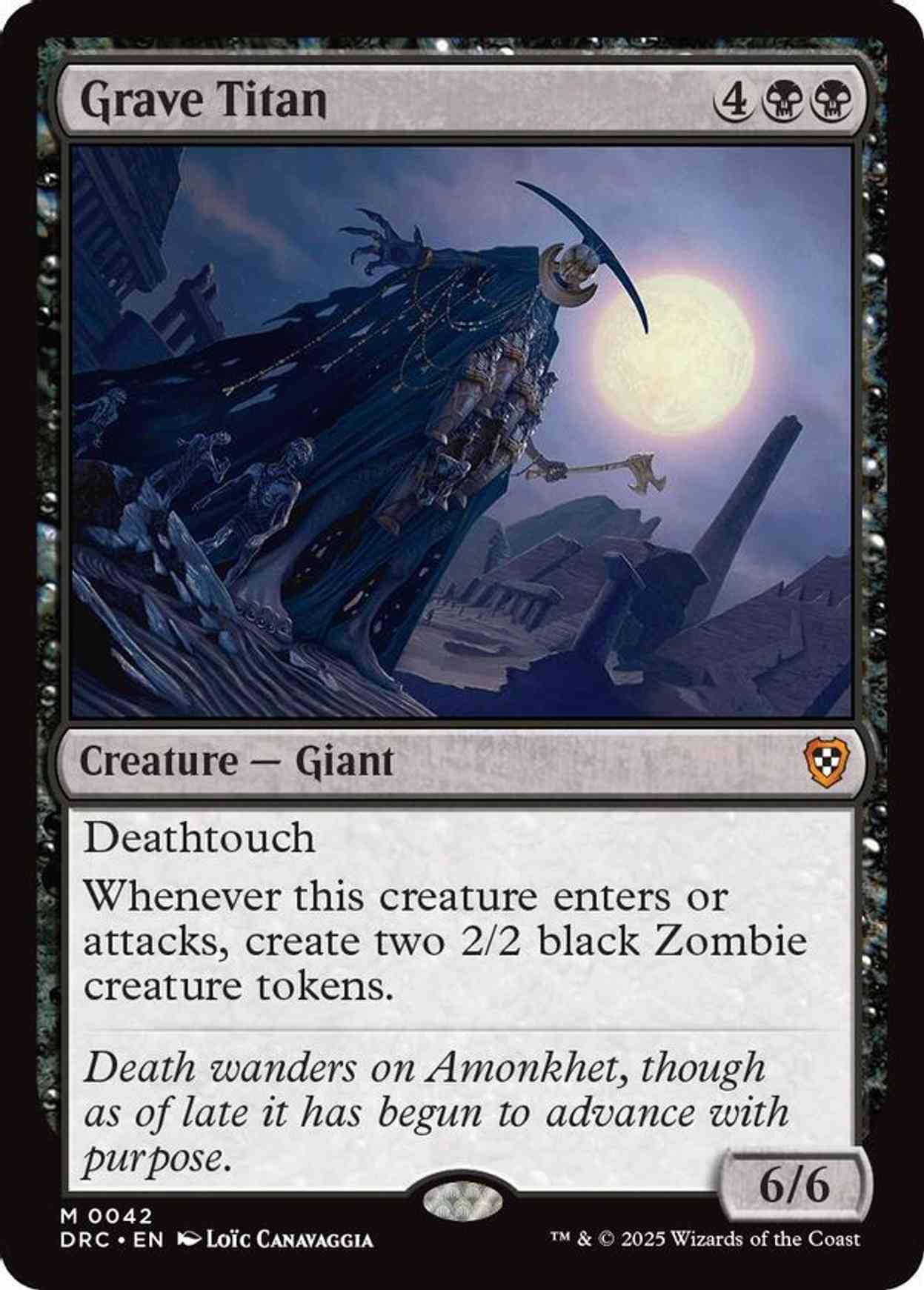 Grave Titan magic card front