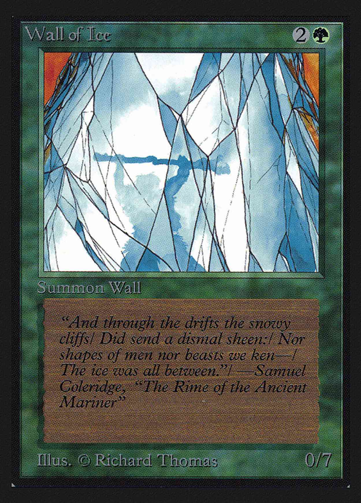 Wall of Ice (IE) magic card front
