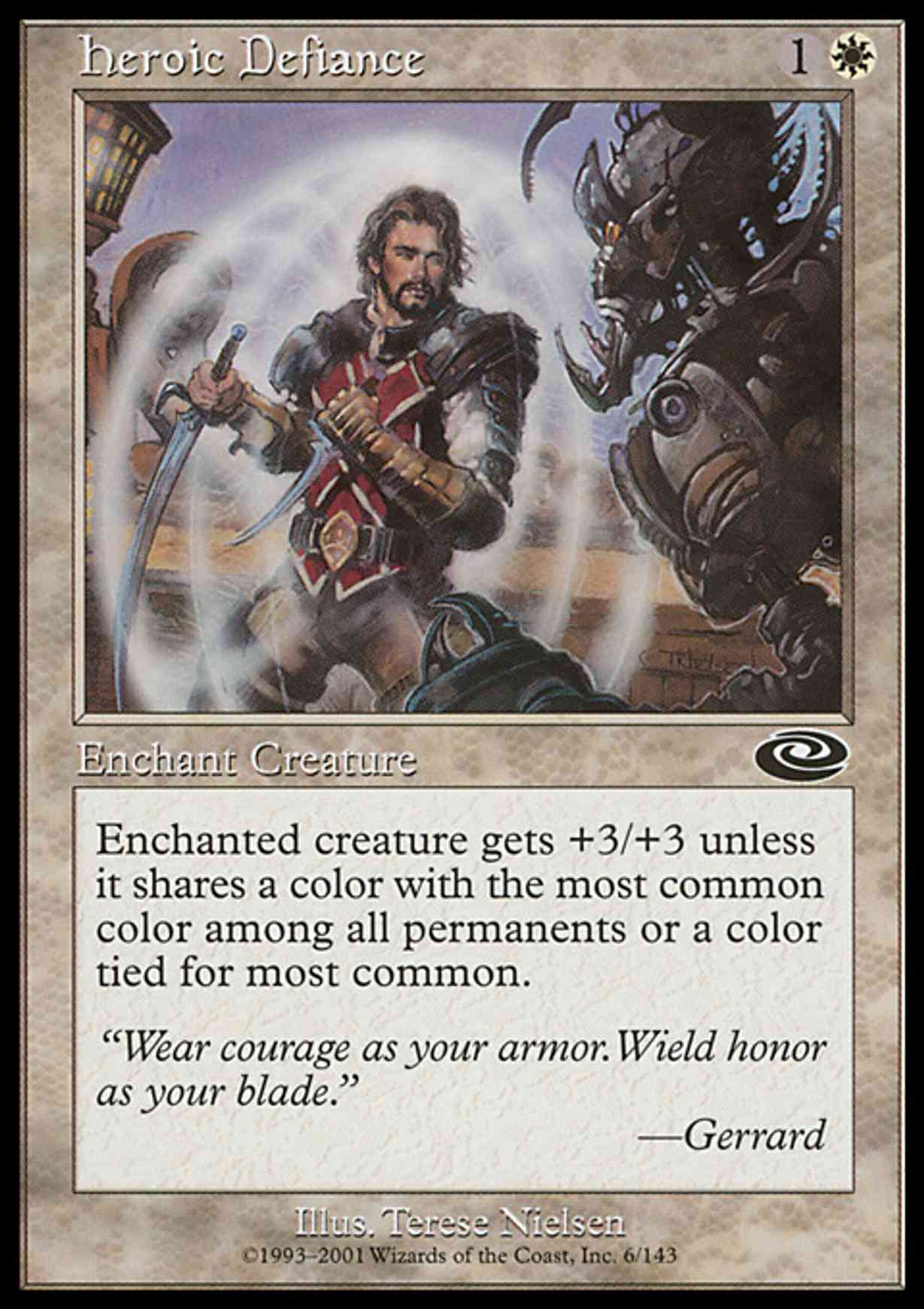 Heroic Defiance magic card front