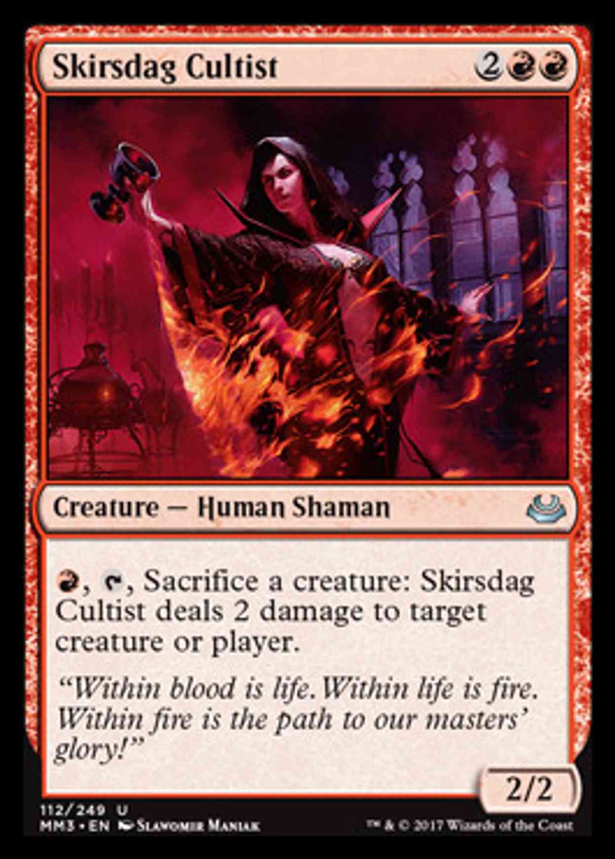 Skirsdag Cultist magic card front